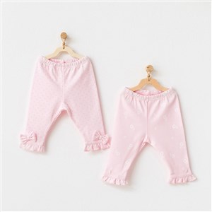 Andywawa 2'li Bebek Pantolonu AC21815 Pembe