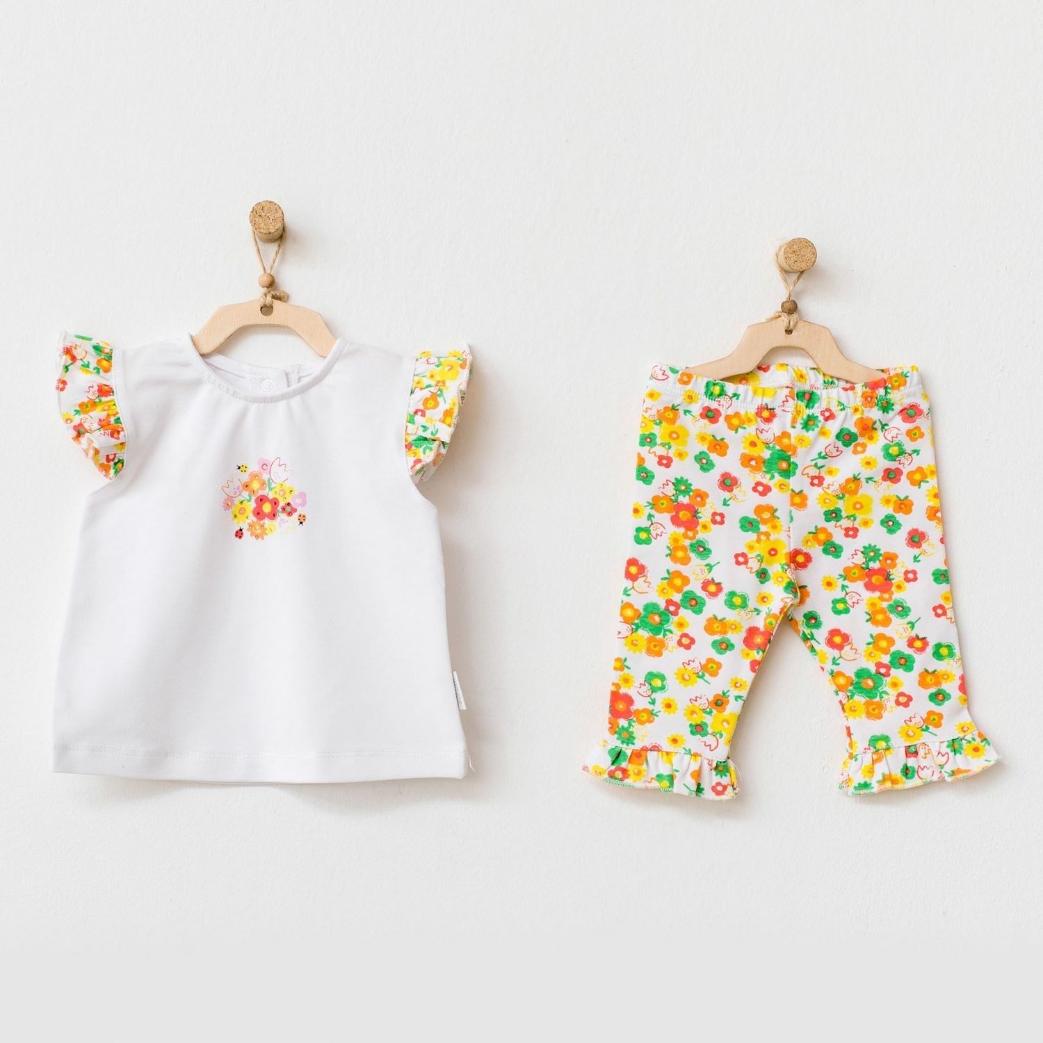 Andywawa Hello Sunshine 2'li Bebek Takımı AC21843 Beyaz
