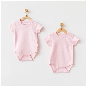 Andywawa Milly Ballet 2'li Bebek Body AC21805 Pembe