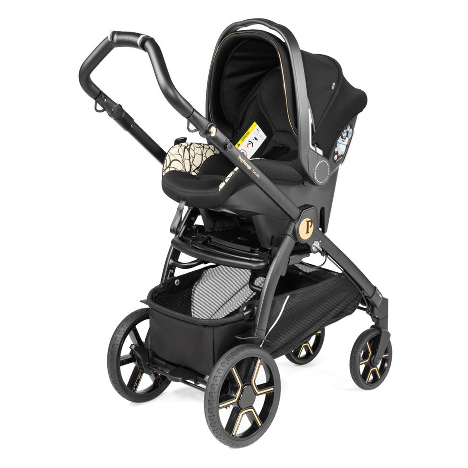 Peg Perego New Book Travel Sistem Bebek Arabası Graphic Gold