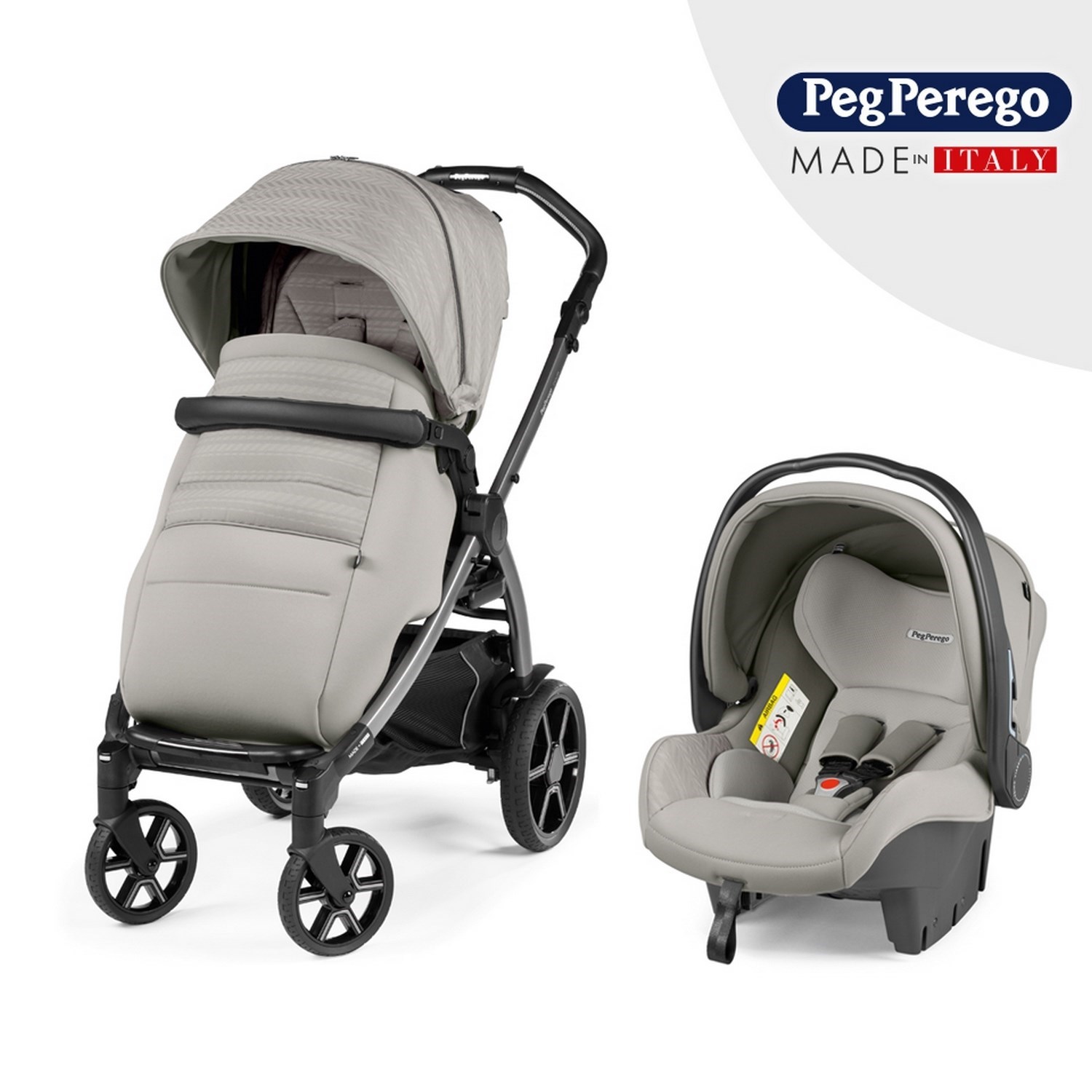 Peg Perego New Book Travel Sistem Bebek Arabası Moonstone