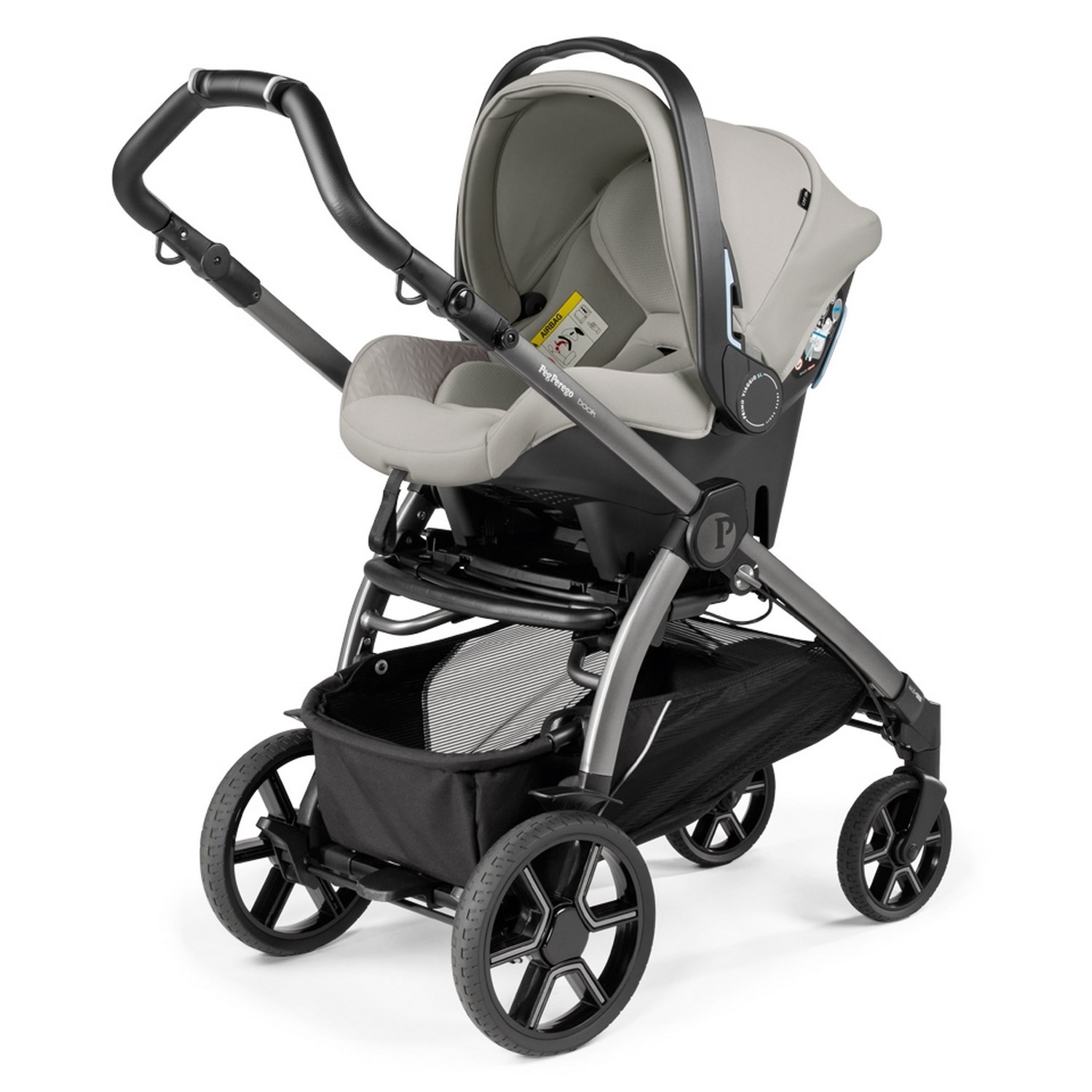 Peg Perego New Book Travel Sistem Bebek Arabası Moonstone