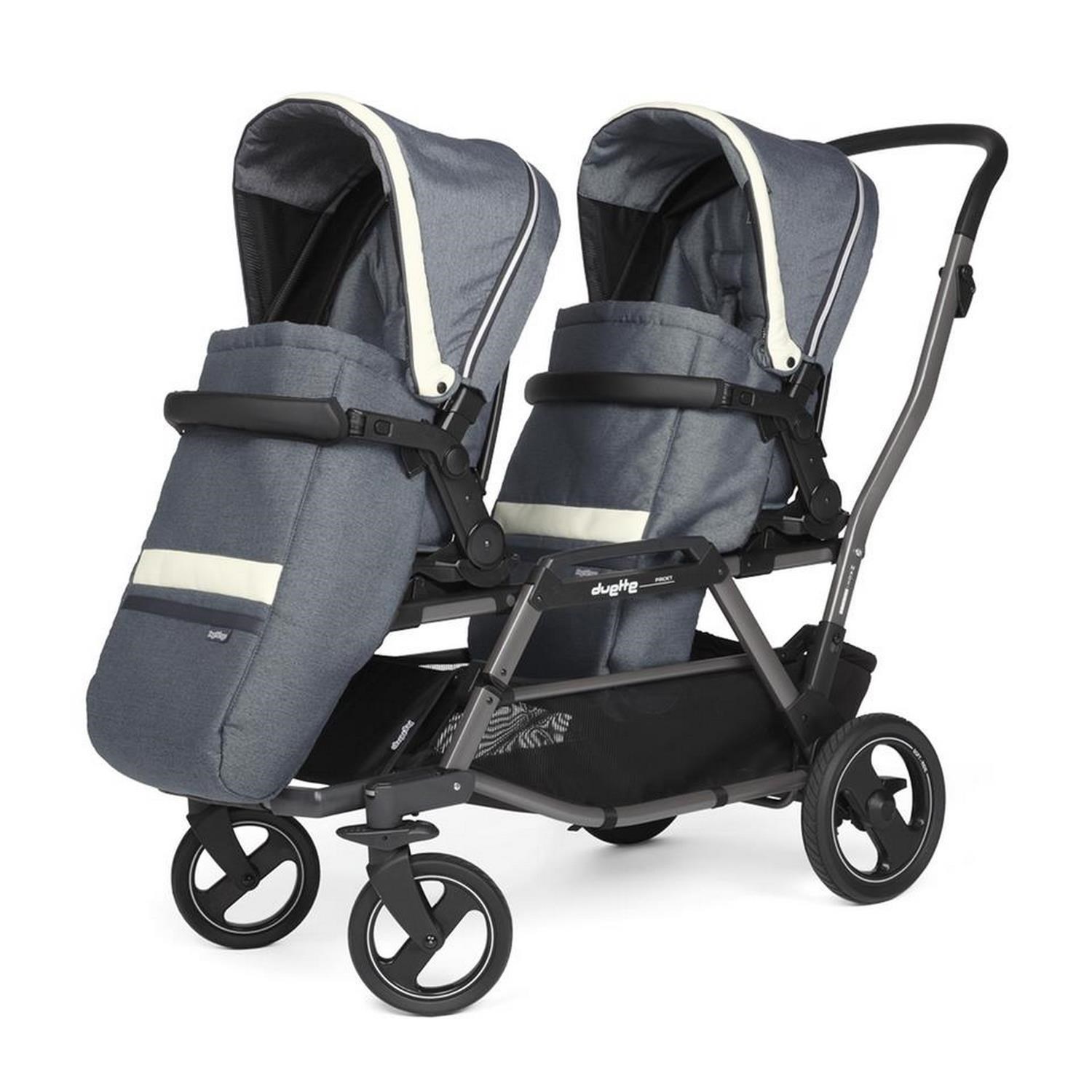 Peg Perego Duette Travel Sistem İkiz Bebek Arabası Luxe Pure
