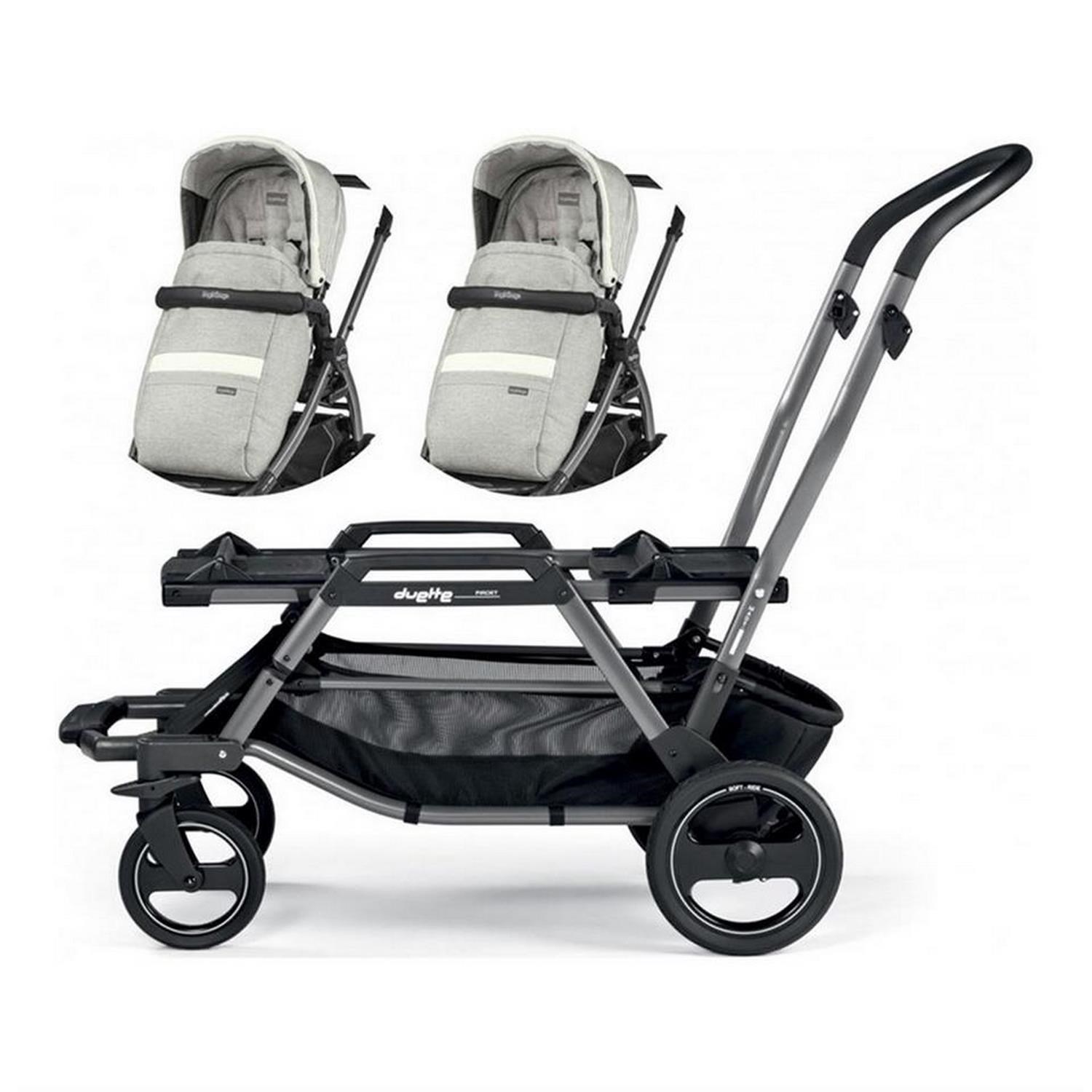 Peg Perego Duette Travel Sistem İkiz Bebek Arabası Luxe Pure