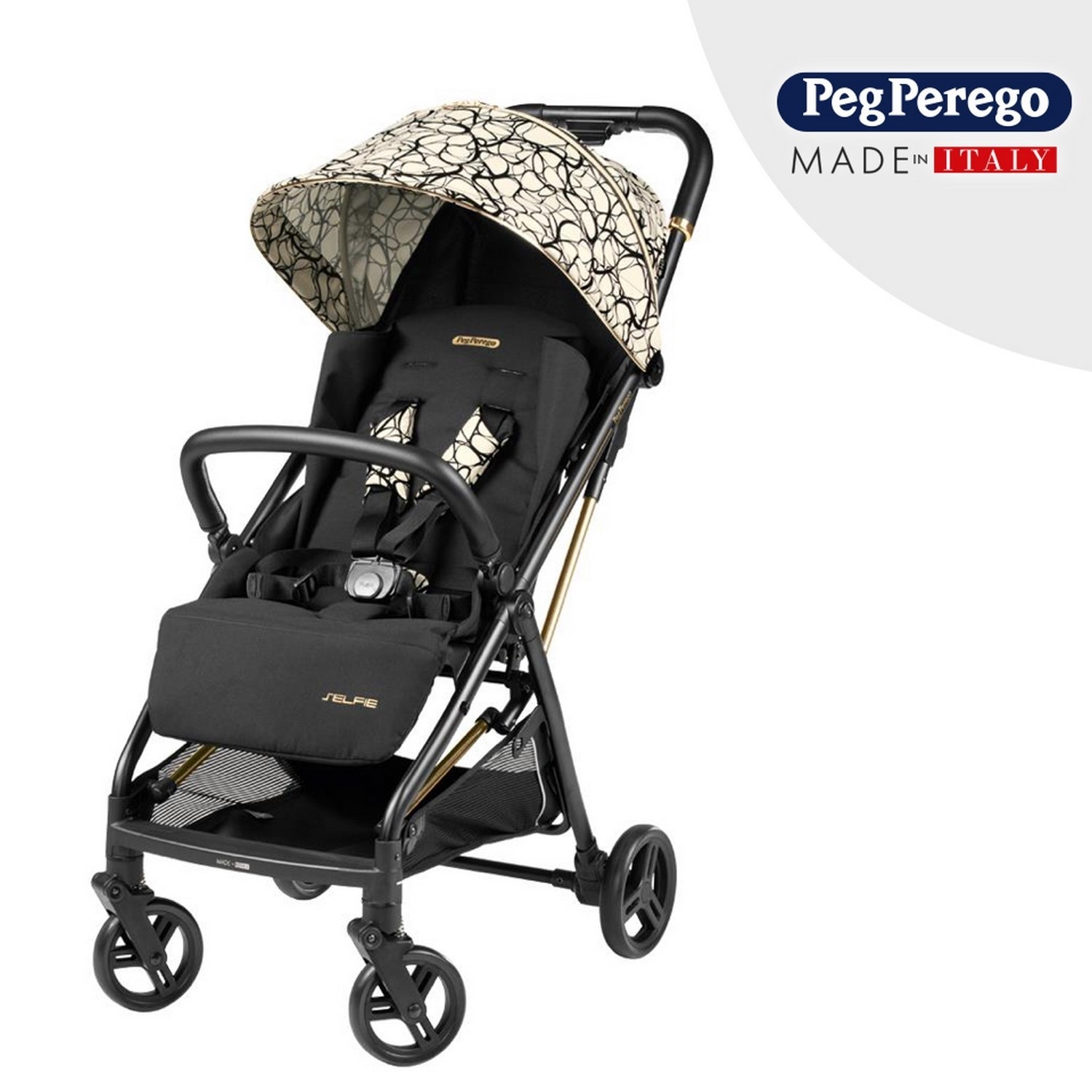 Peg Perego Selfie Bebek Arabası Graphic Gold