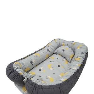 Mynest Anne Baba Yanı Yatağı 9010 Gri