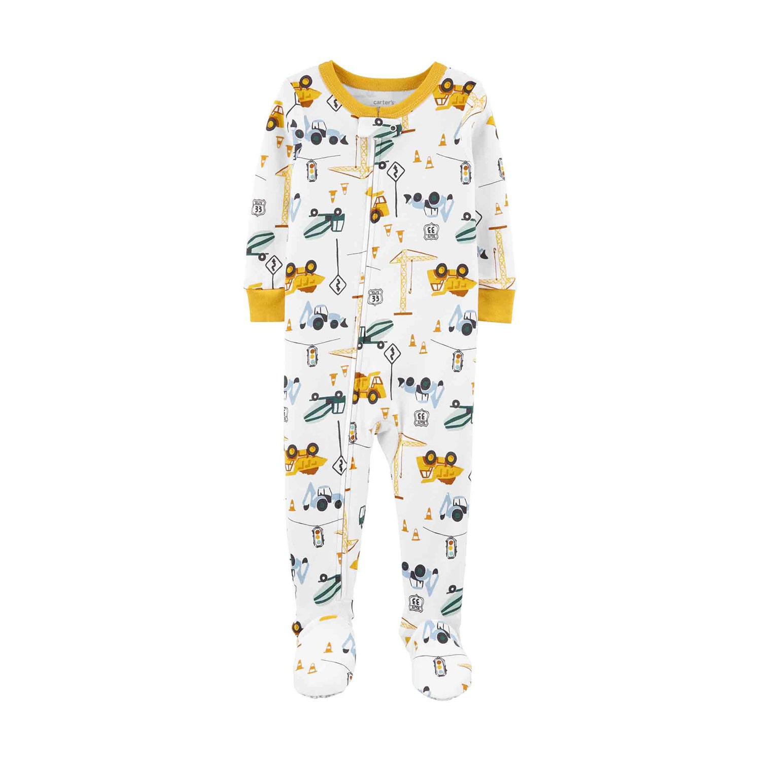 Carter's Patikli Pijama Tulumu 1J189510 Beyaz