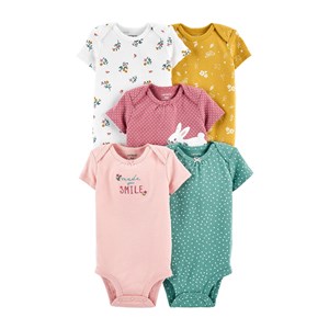 Carter's 5'li Bebek Body 1J982110 Çok Renkli