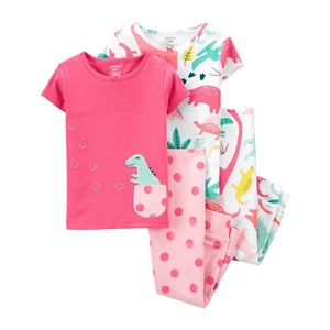 Carter's Dinazor 4'lü Bebek Pijama Takımı 1K553210 Pembe