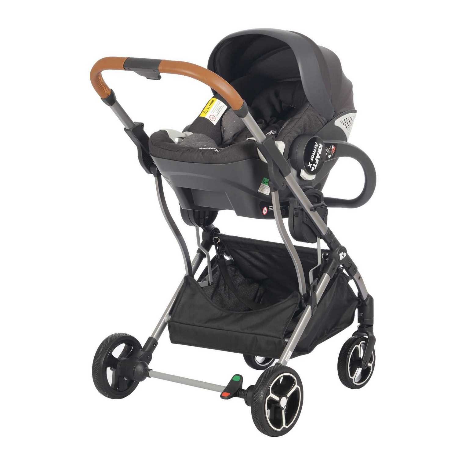 Kraft Time X Travel Travel Sistem Bebek Arabası Açık Gri Kraft Time X Travel Travel Sistem Bebek Arabası Açık Gri