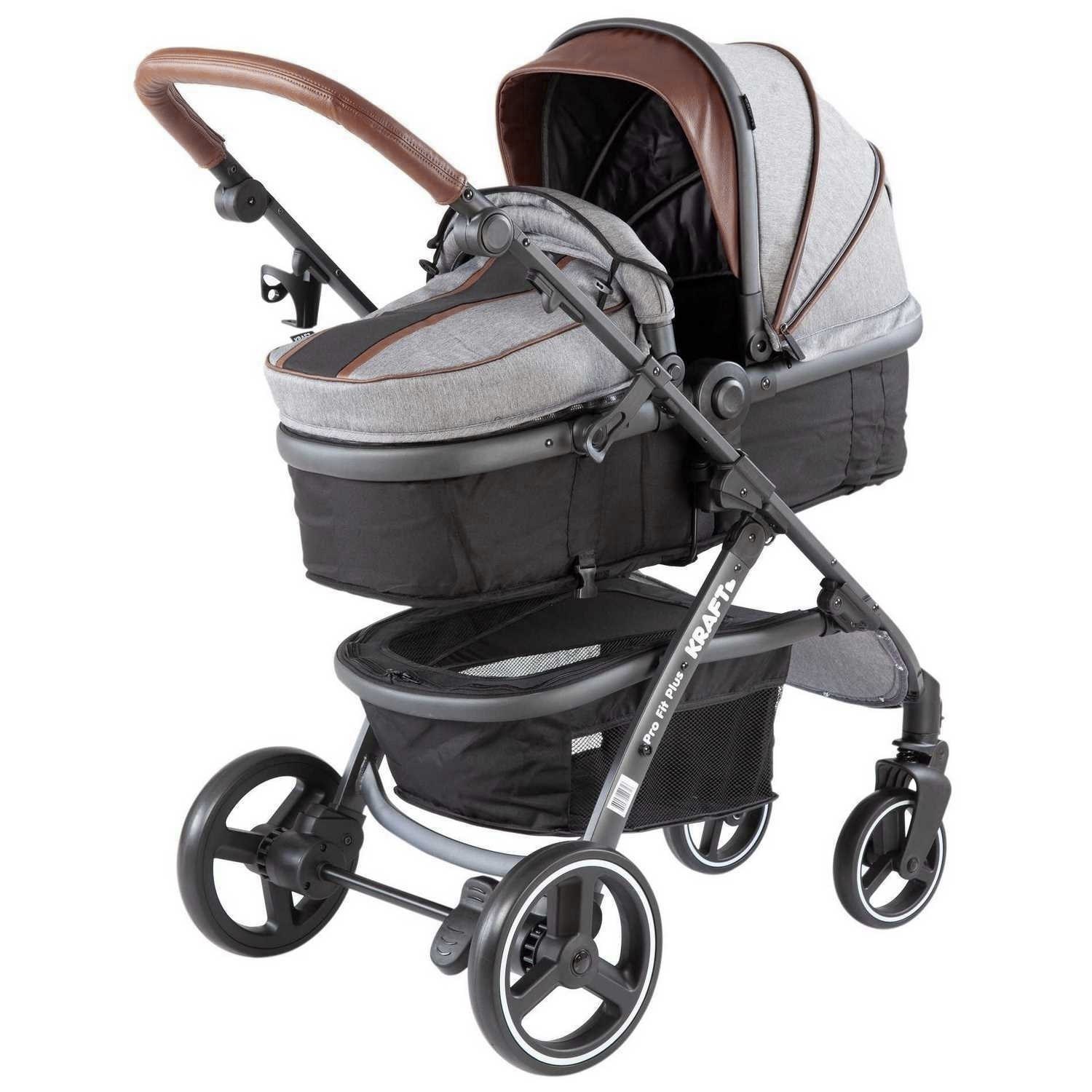 Kraft Pro Fit Plus Travel Sistem Bebek Arabası Grey