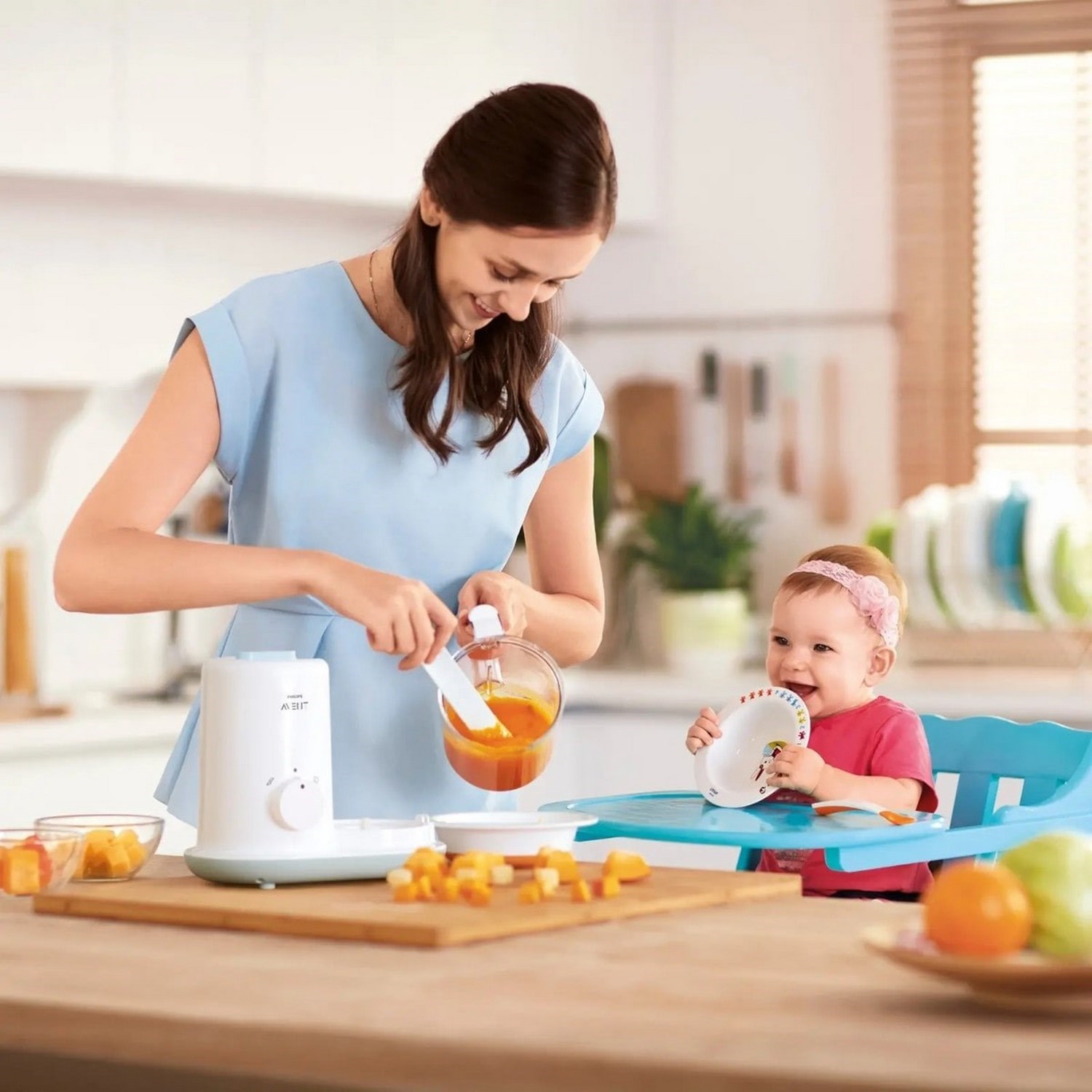 Philips Avent 2si 1 Arada Buharlı Pişirici Blender SCF862/02 