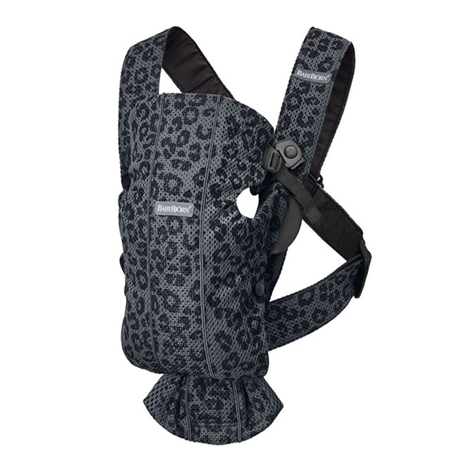 BabyBjörn Kanguru Mini 3D Mesh Anthracite Leopard