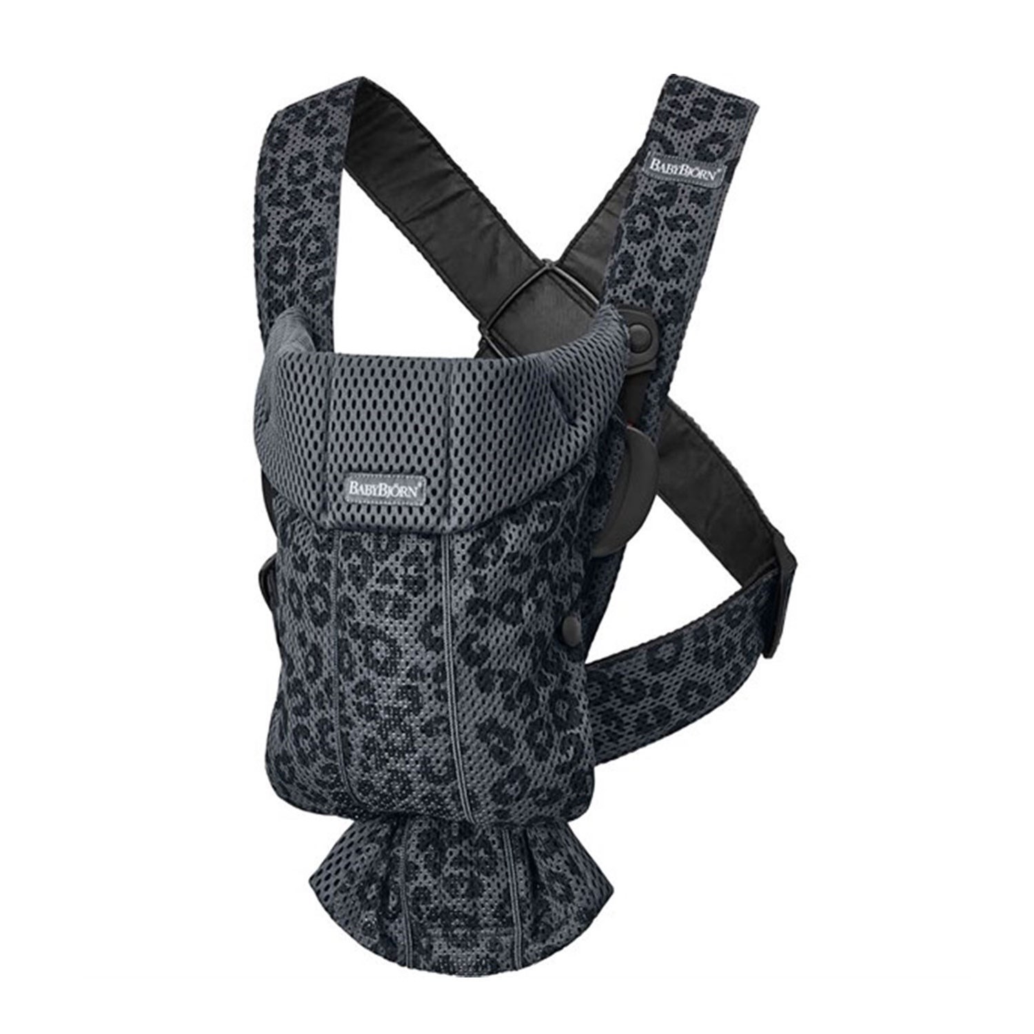 BabyBjörn Kanguru Mini 3D Mesh Anthracite Leopard