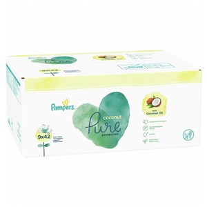 Prima Pampers Coconut Pure Islak Havlu 9x42'li 378 Yaprak 