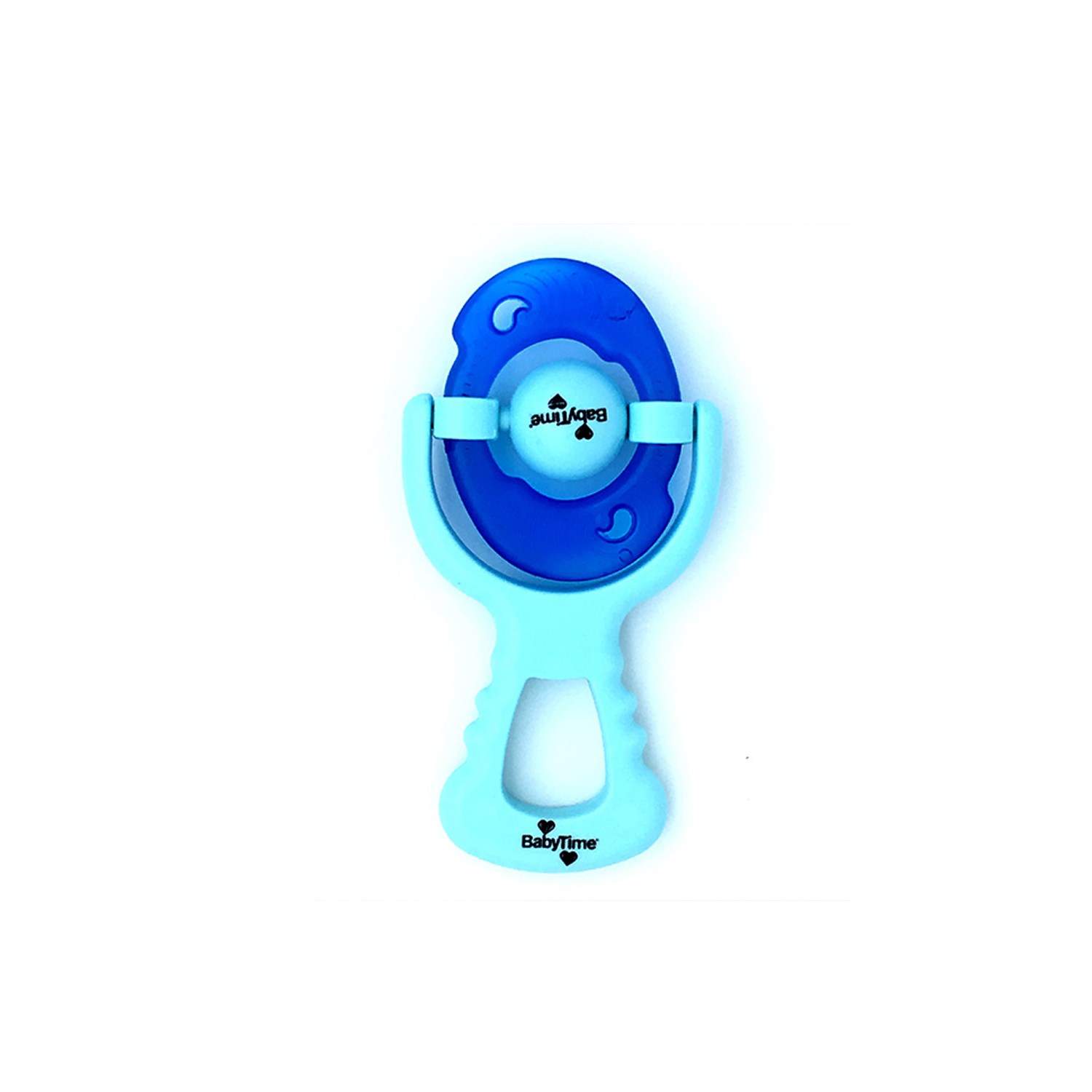 BabyTime Çıngıraklı Sulu Diş Kaşıyıcı BT203 Koyu Mavi