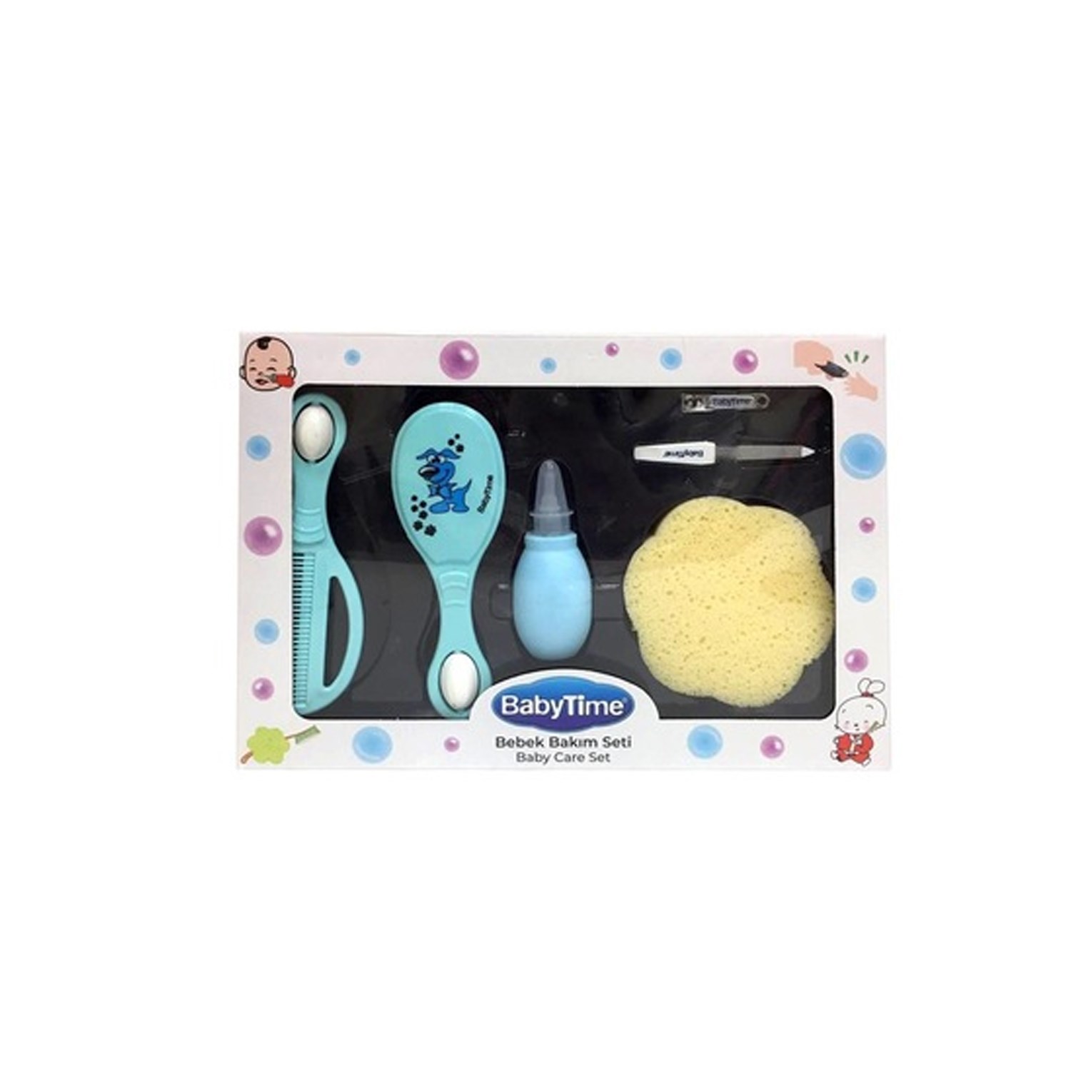 BabyTime Bebek Bakım Seti BT512 Mavi