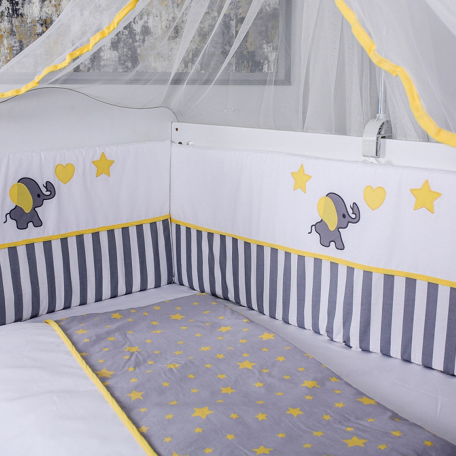 Mini Baby Aqua Uyku Seti 75x130 cm Sarı