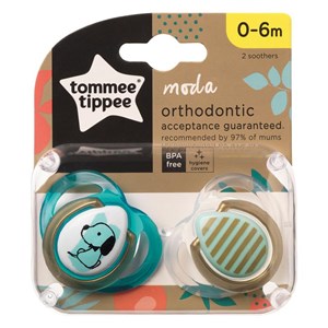 Tommee Tippee Orthodontic Moda 2'li Emzik 0-6 Ay 43338490 Mavi