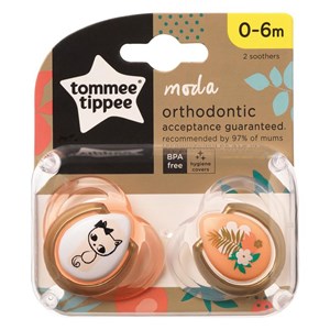 Tommee Tippee Orthodontic Moda 2'li Emzik 0-6 Ay 43338490 Pembe