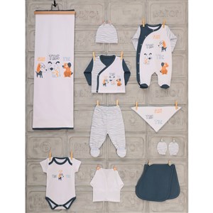 Bebitof Fantastik 10'lu Bebek Hastane Çıkış Seti 10020 İndigo