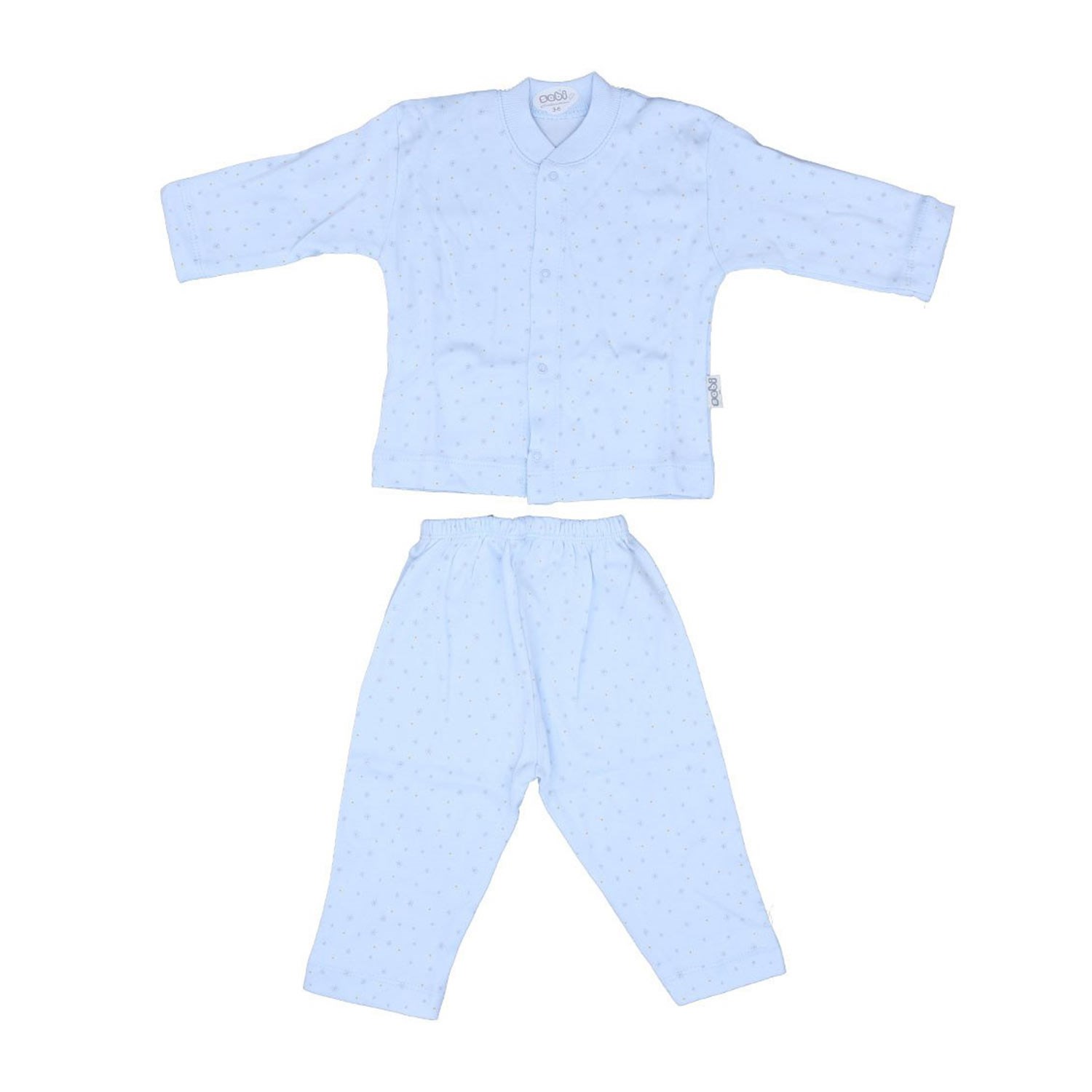 Sebi Kartaneli Bebek Pijama Takımı 2318 Mavi