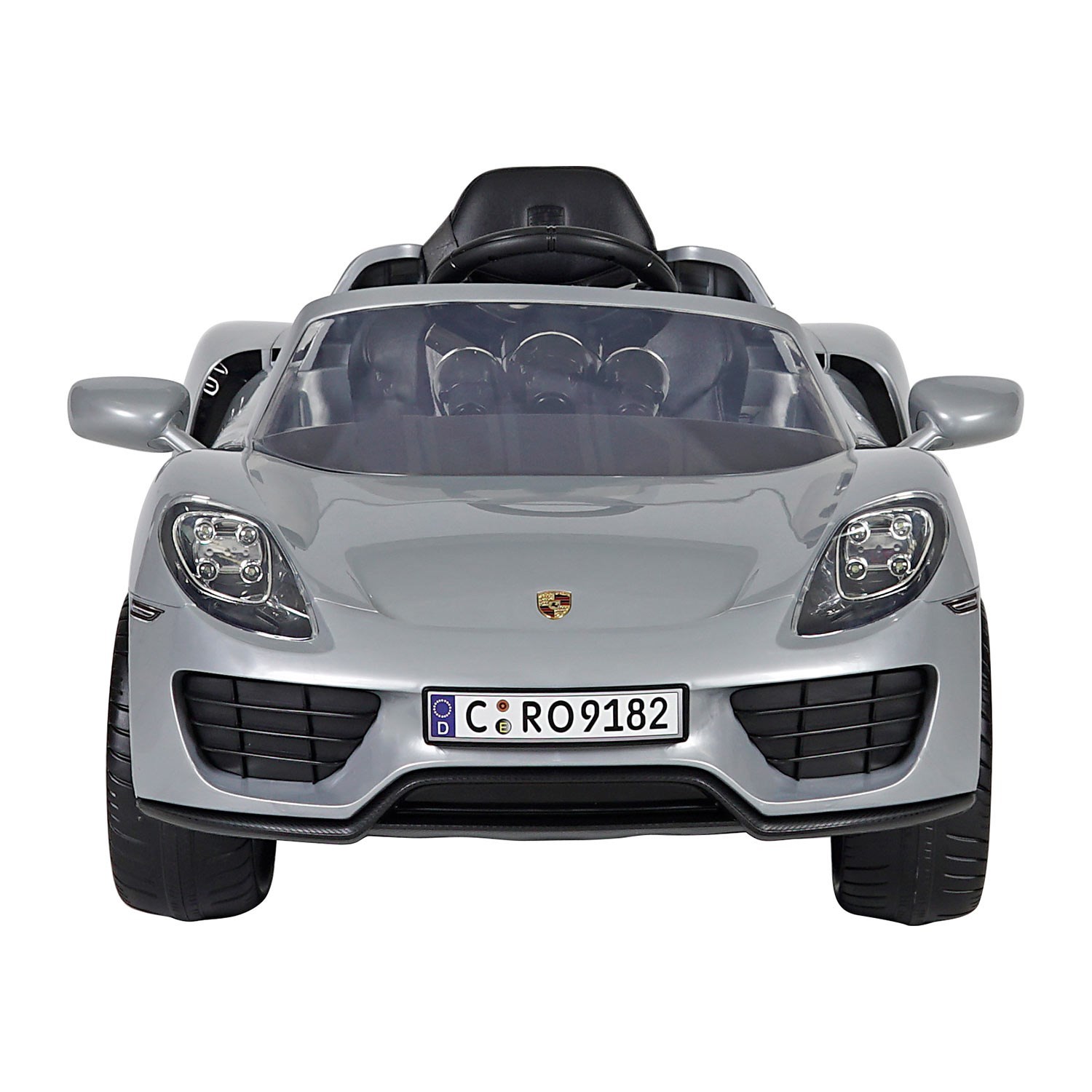 Rollplay Porsche Spyder 918 Akülü Araba W418QHG4 Gri