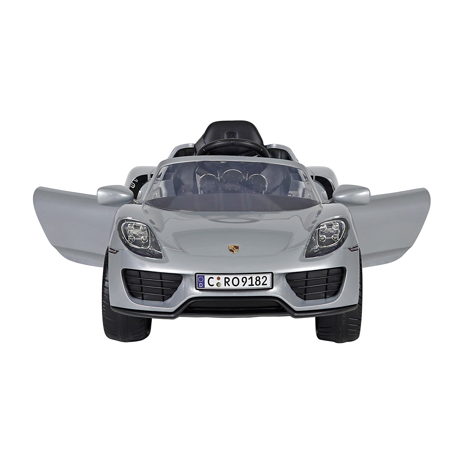 Rollplay Porsche Spyder 918 Akülü Araba W418QHG4 Gri