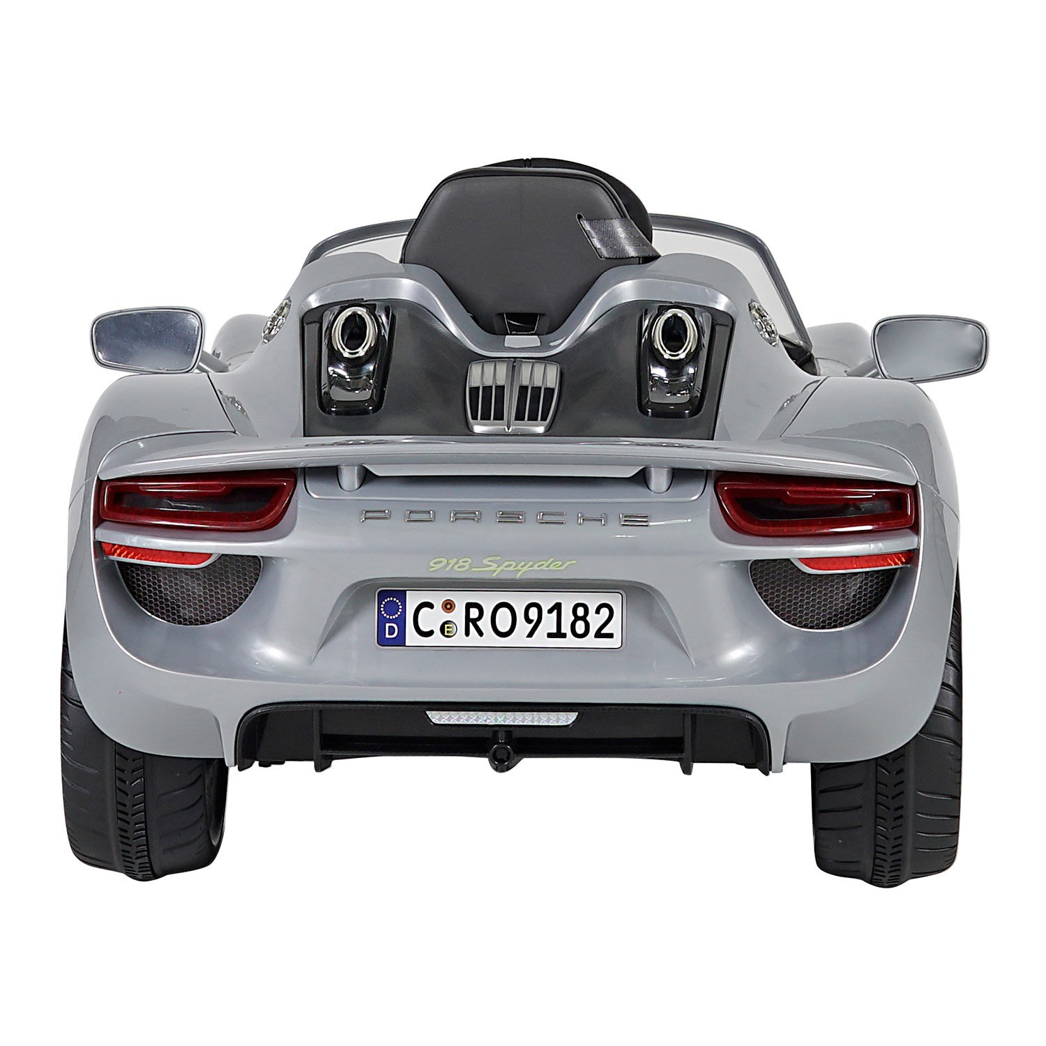 Rollplay Porsche Spyder 918 Akülü Araba W418QHG4 Gri