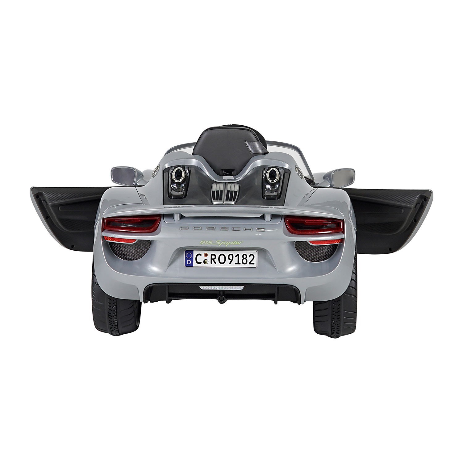 Rollplay Porsche Spyder 918 Akülü Araba W418QHG4 Gri