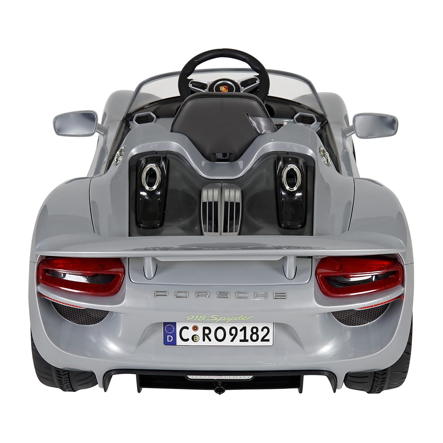 Rollplay Porsche Spyder 918 Akülü Araba W418QHG4 Gri