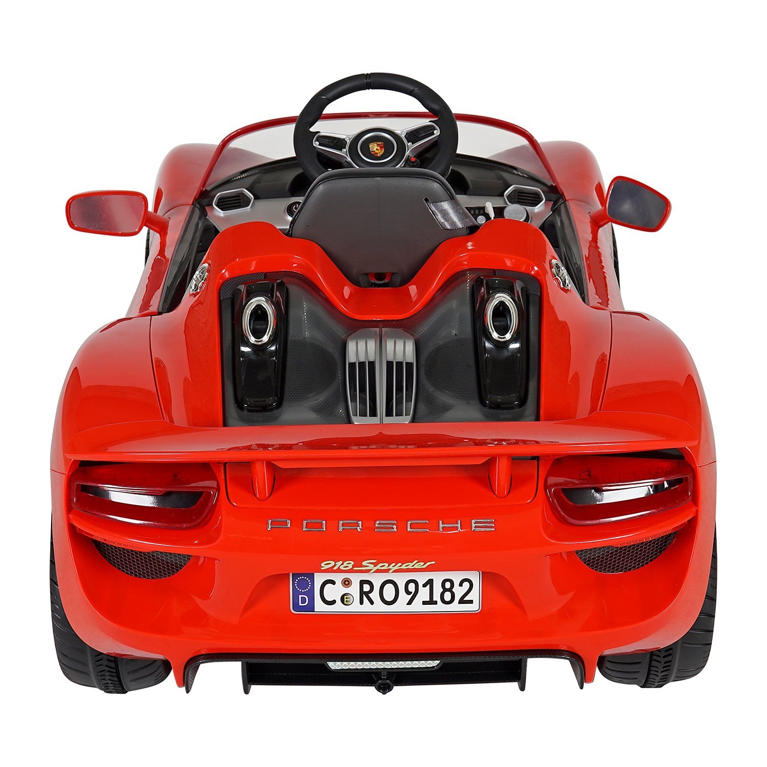 Rollplay Porsche Spyder 918 Akülü Araba W418QHG4 Kırmızı