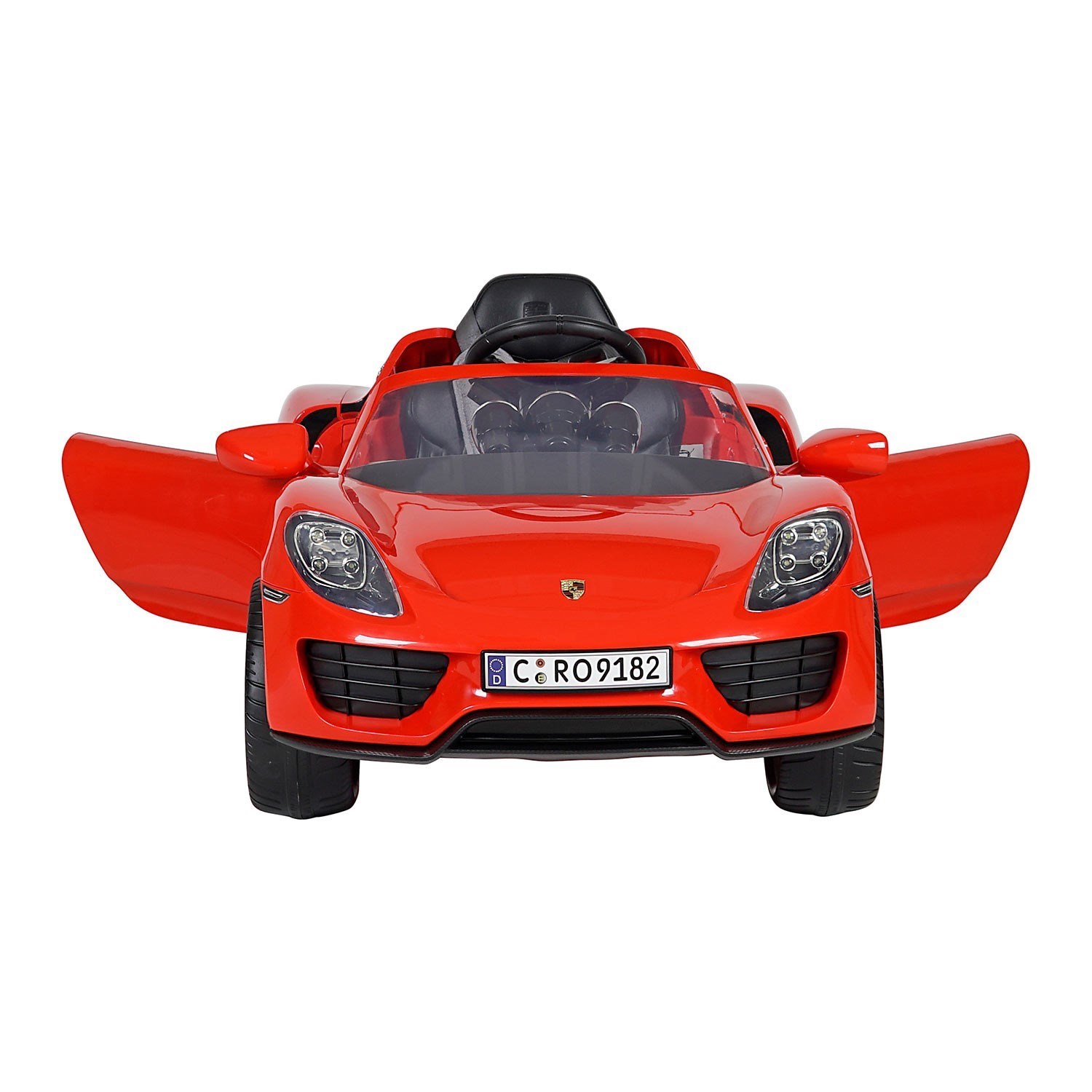 Rollplay Porsche Spyder 918 Akülü Araba W418QHG4 Kırmızı