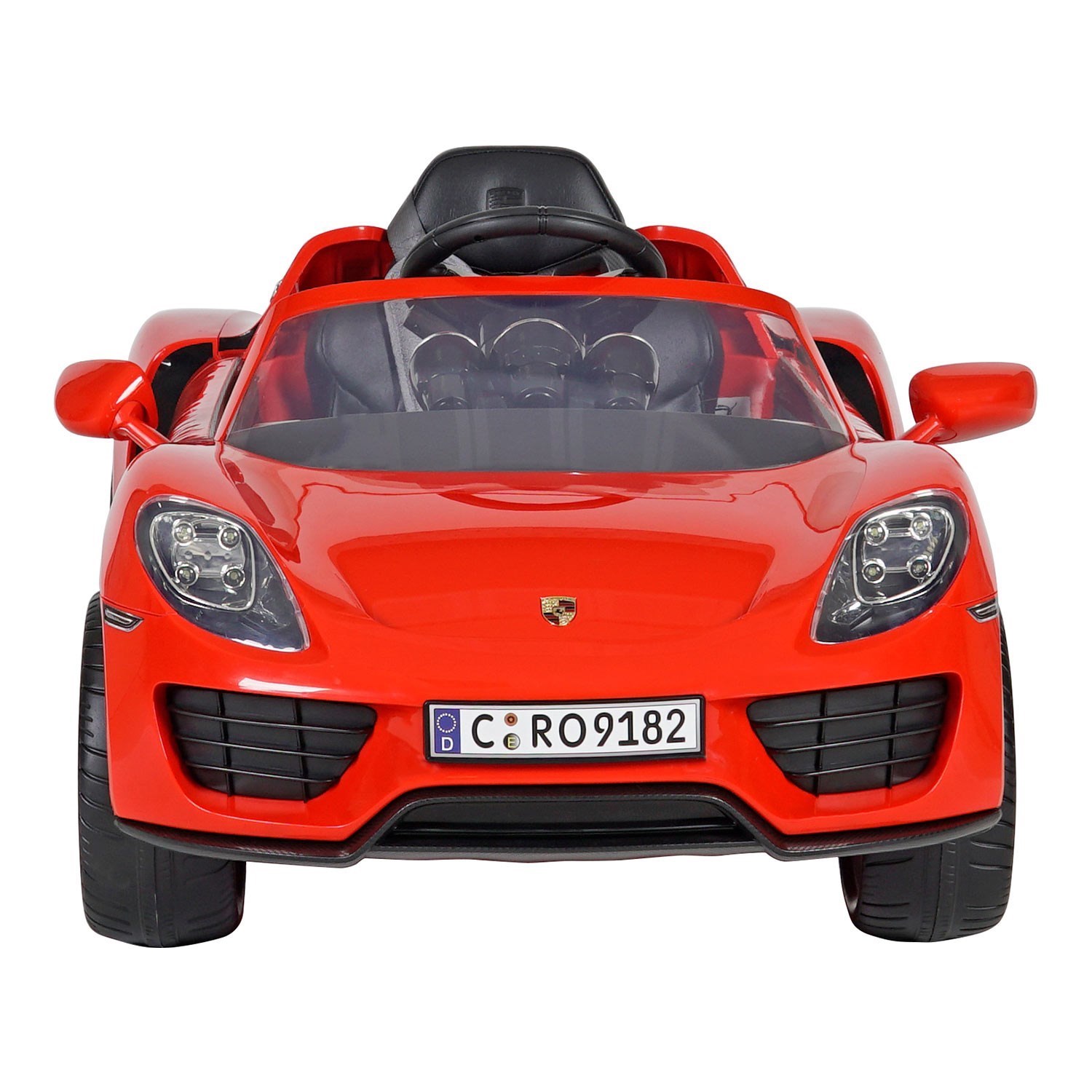 Rollplay Porsche Spyder 918 Akülü Araba W418QHG4 Kırmızı