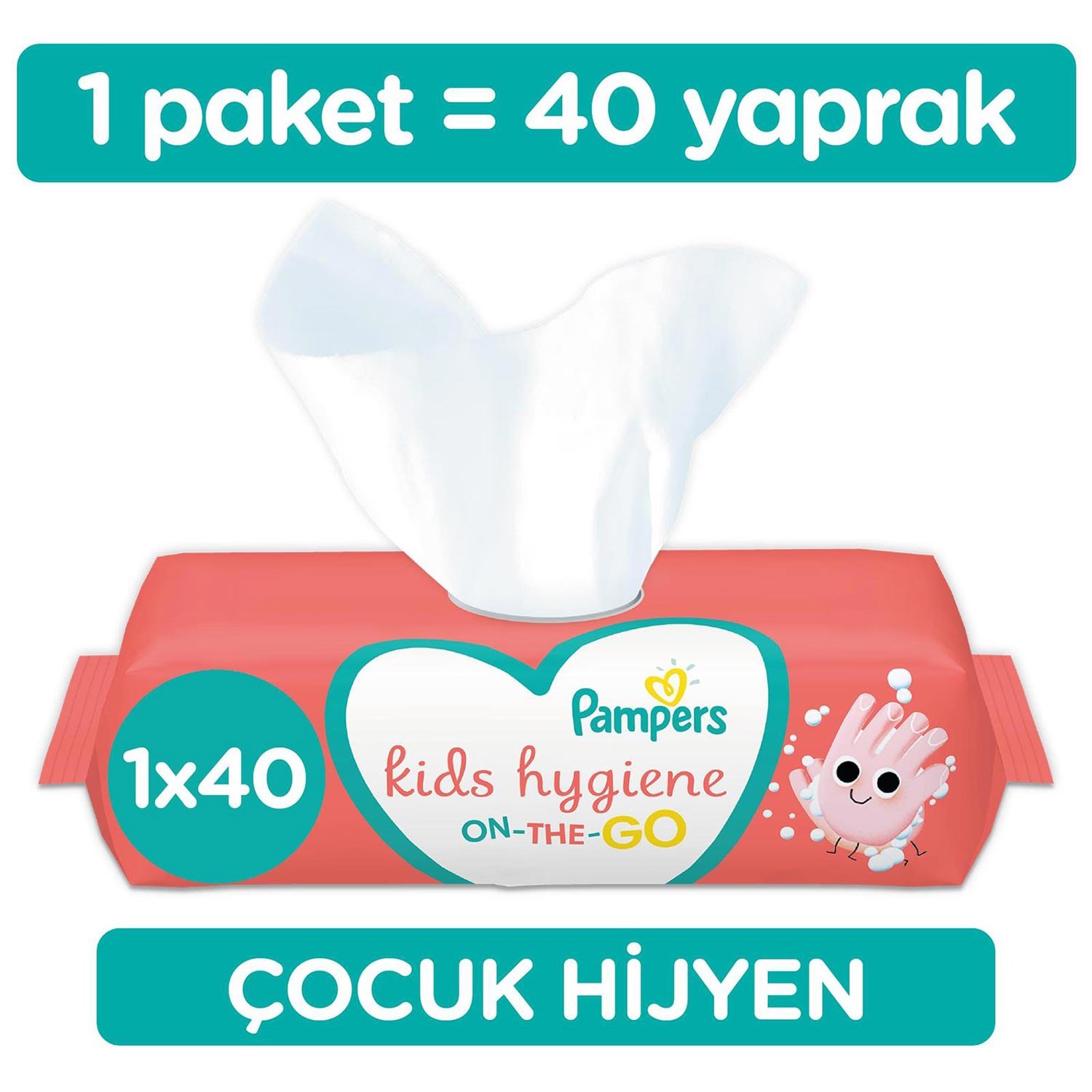 Prima Pampers Tekli Paket Islak Havlu Hijyen 40'lı 