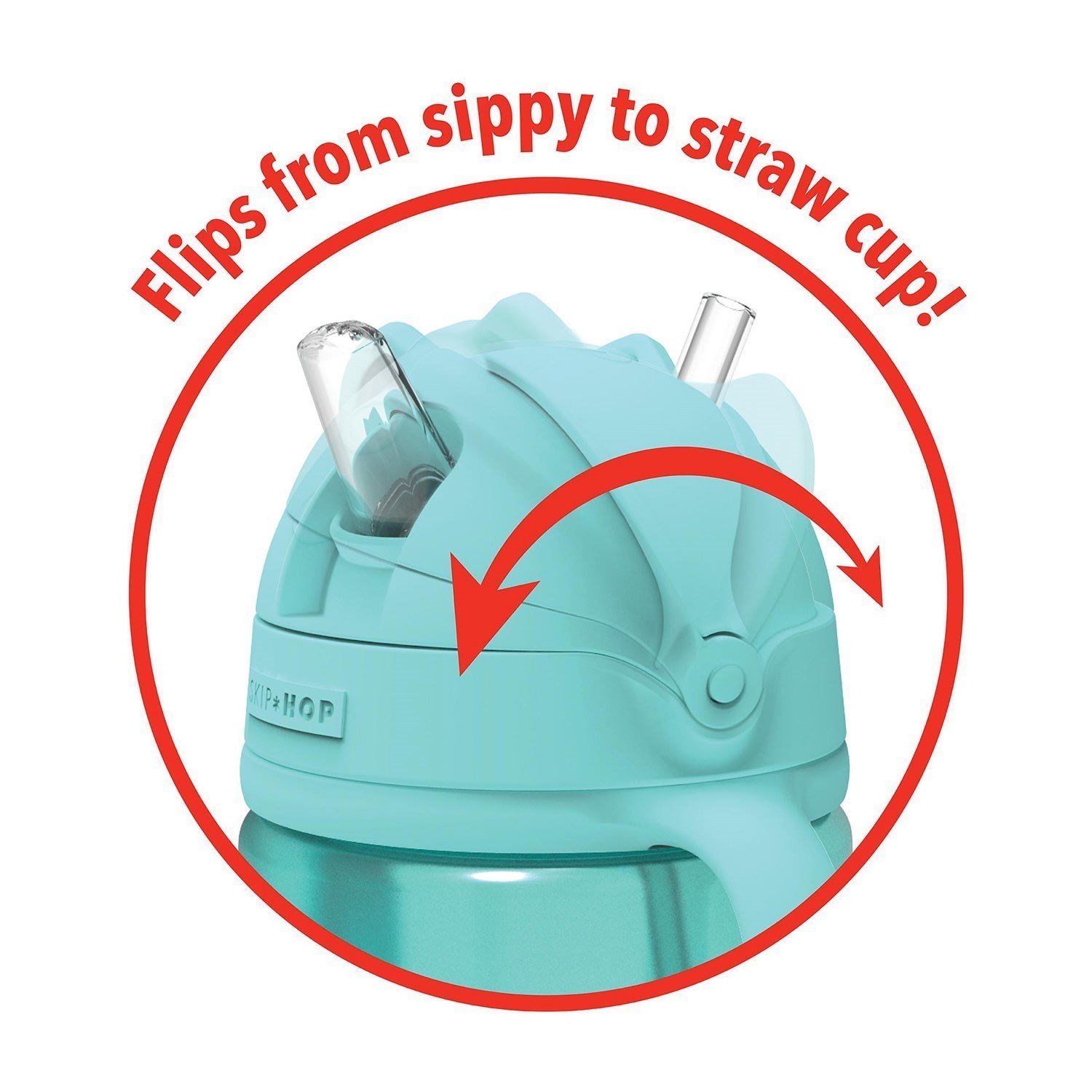 Skip Hop 2'li Pipetli Bardak 9I099110 Turkuaz
