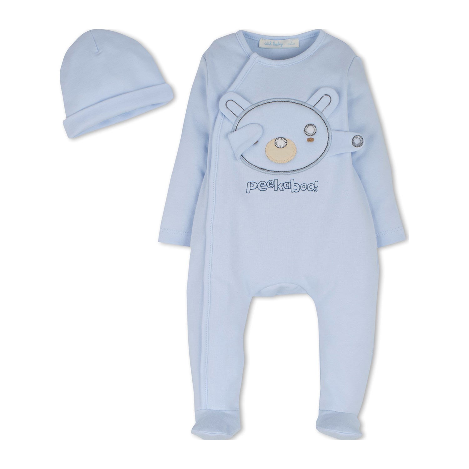 İdil Baby Bebek Tulum 14650 Mavi