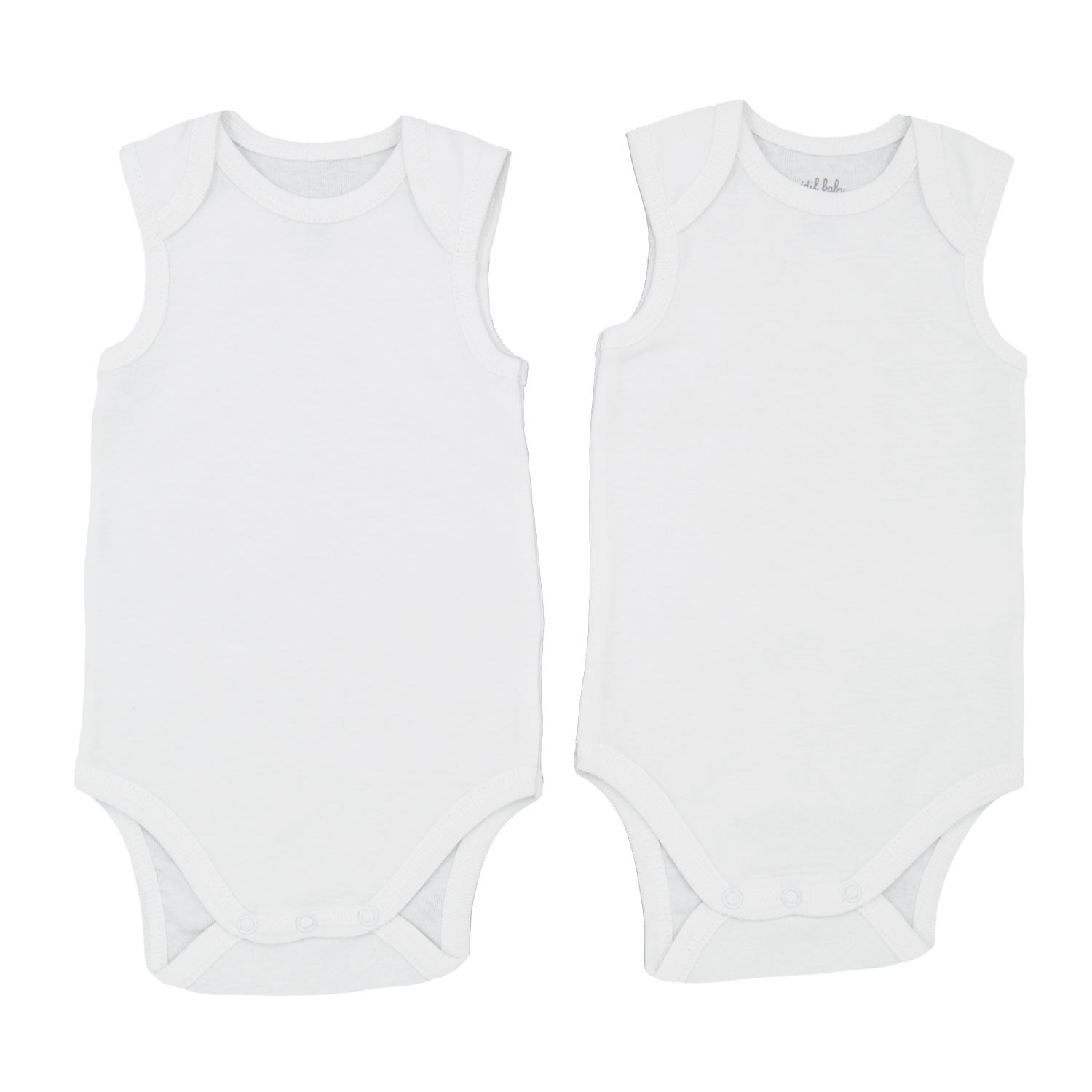 İdil Baby Bebek 2'li Body 14663 Beyaz