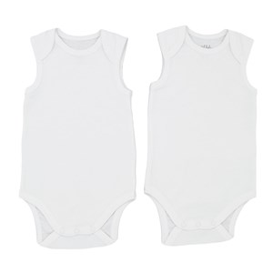 İdil Baby Bebek 2'li Body 14663 Beyaz