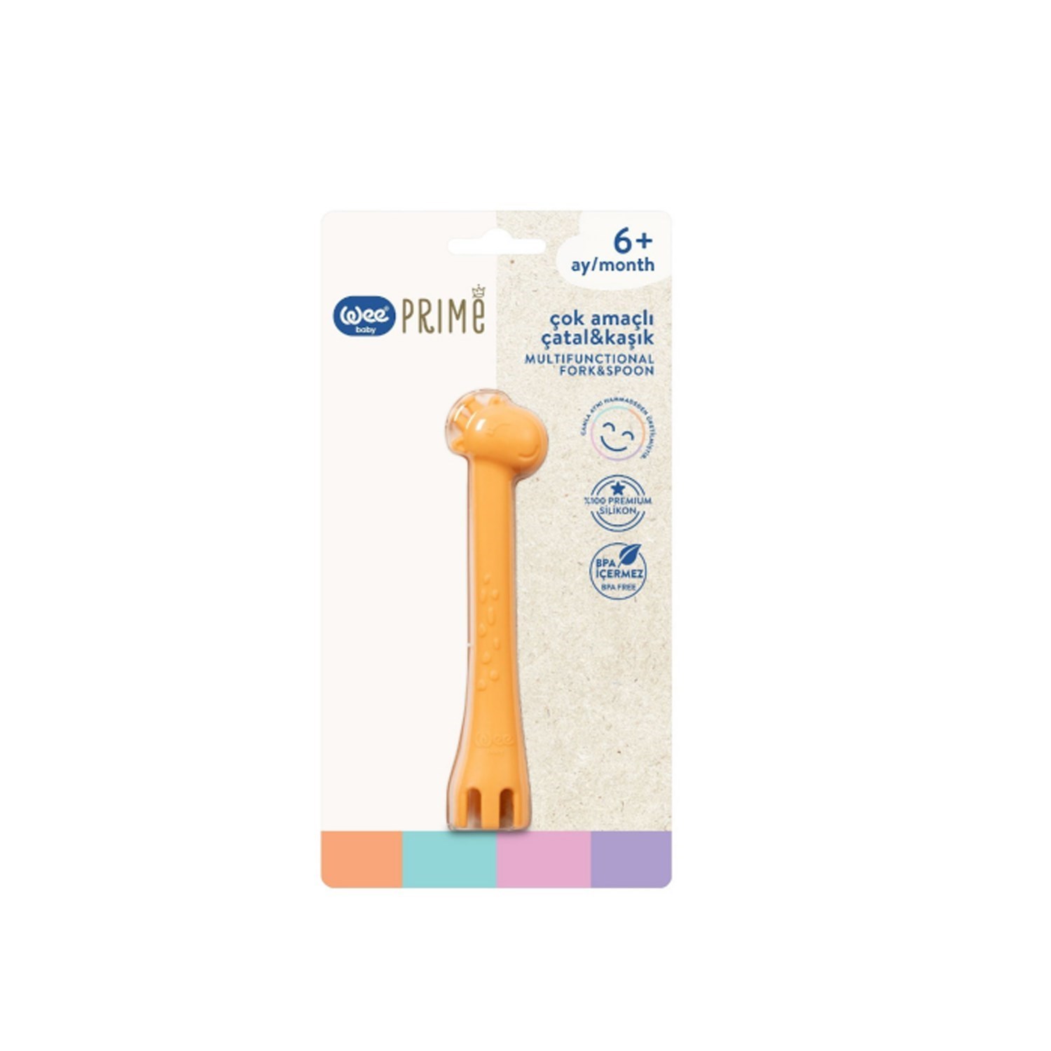 Wee Baby Prime Çok Amaçlı Kaşık T0000924 Turuncu