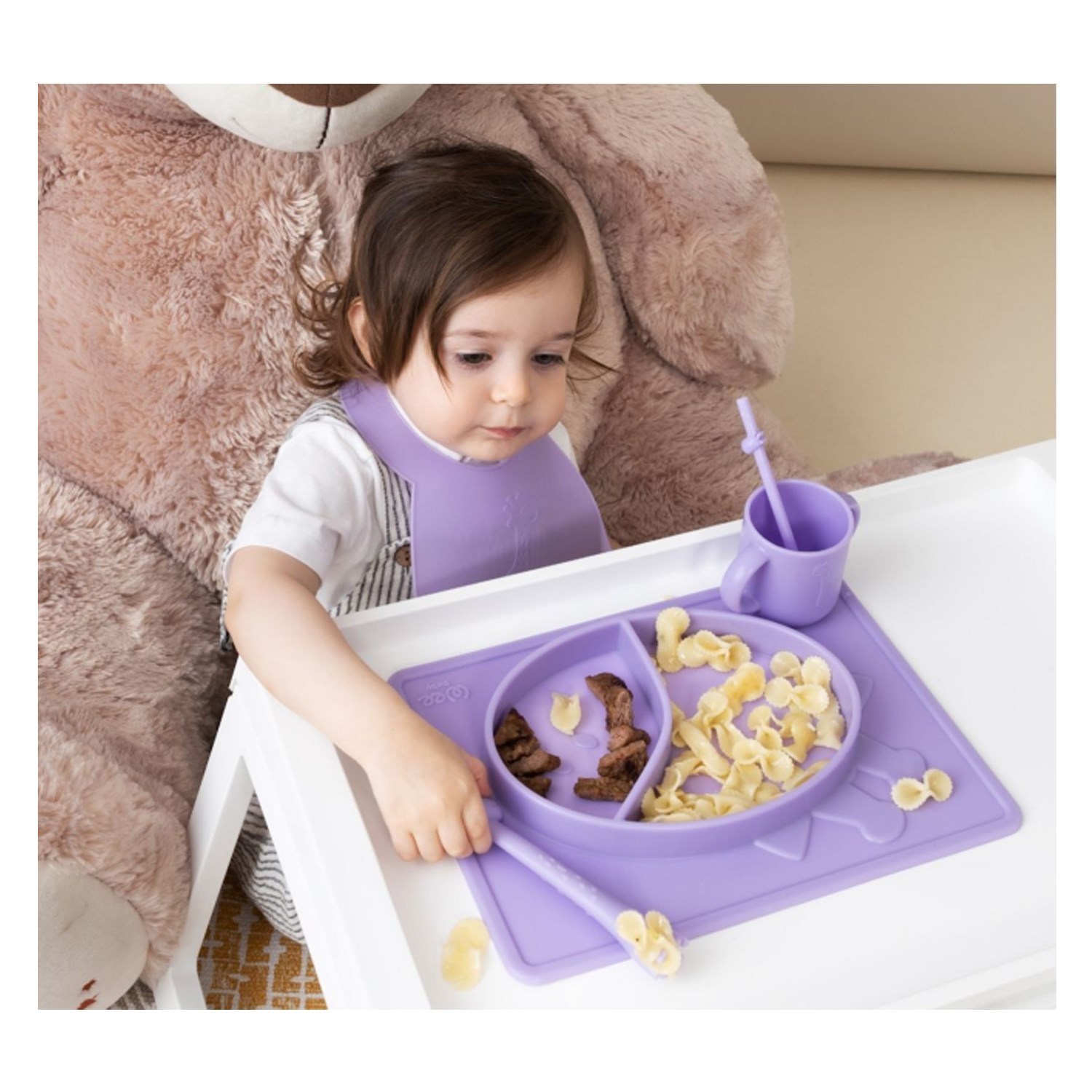 Wee Baby Prime Matlı Tabak T0000925 Mor