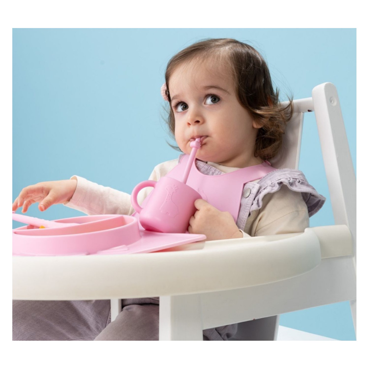 Wee Baby Prime Silikon Kulplu Bardak T0000926 Pembe