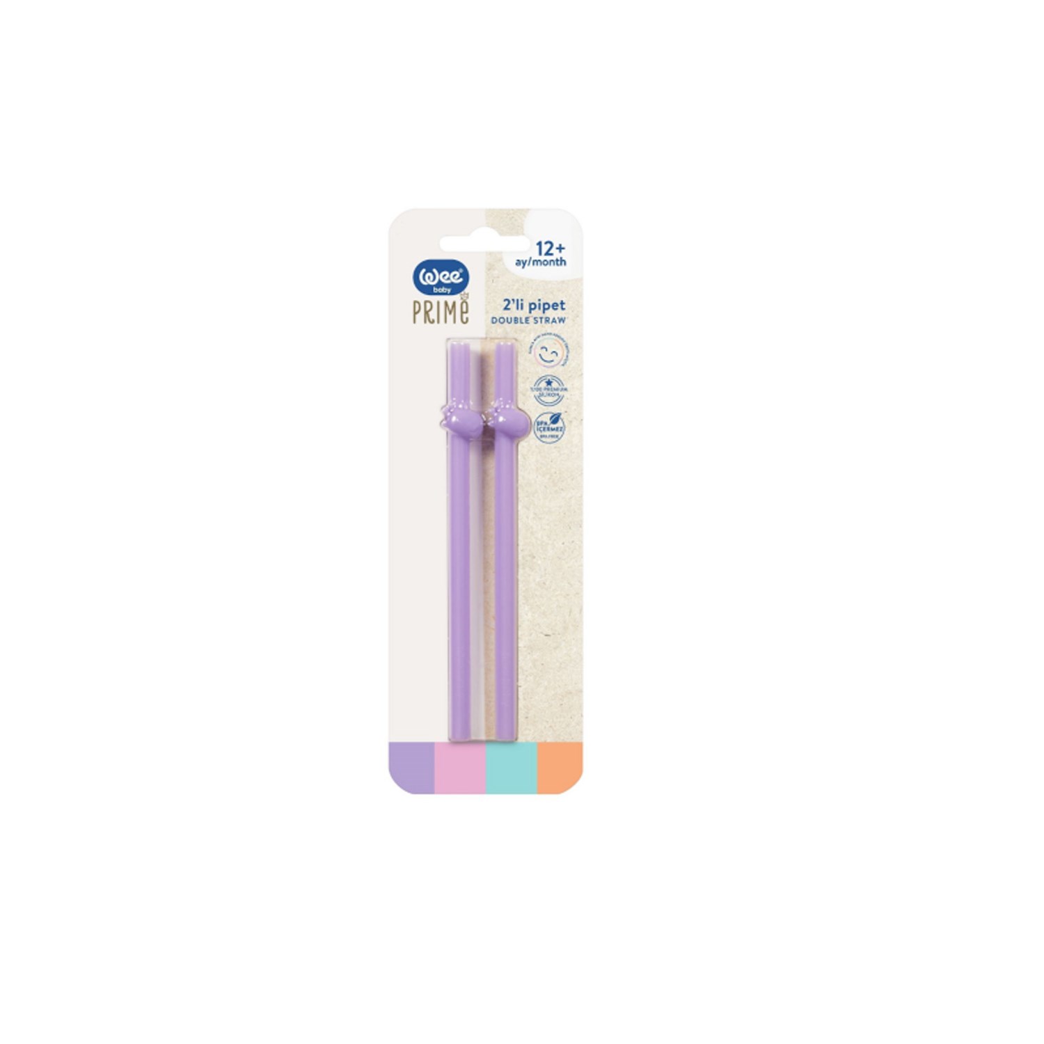 Wee Baby Prime Silikon Pipet T0000929 Mor