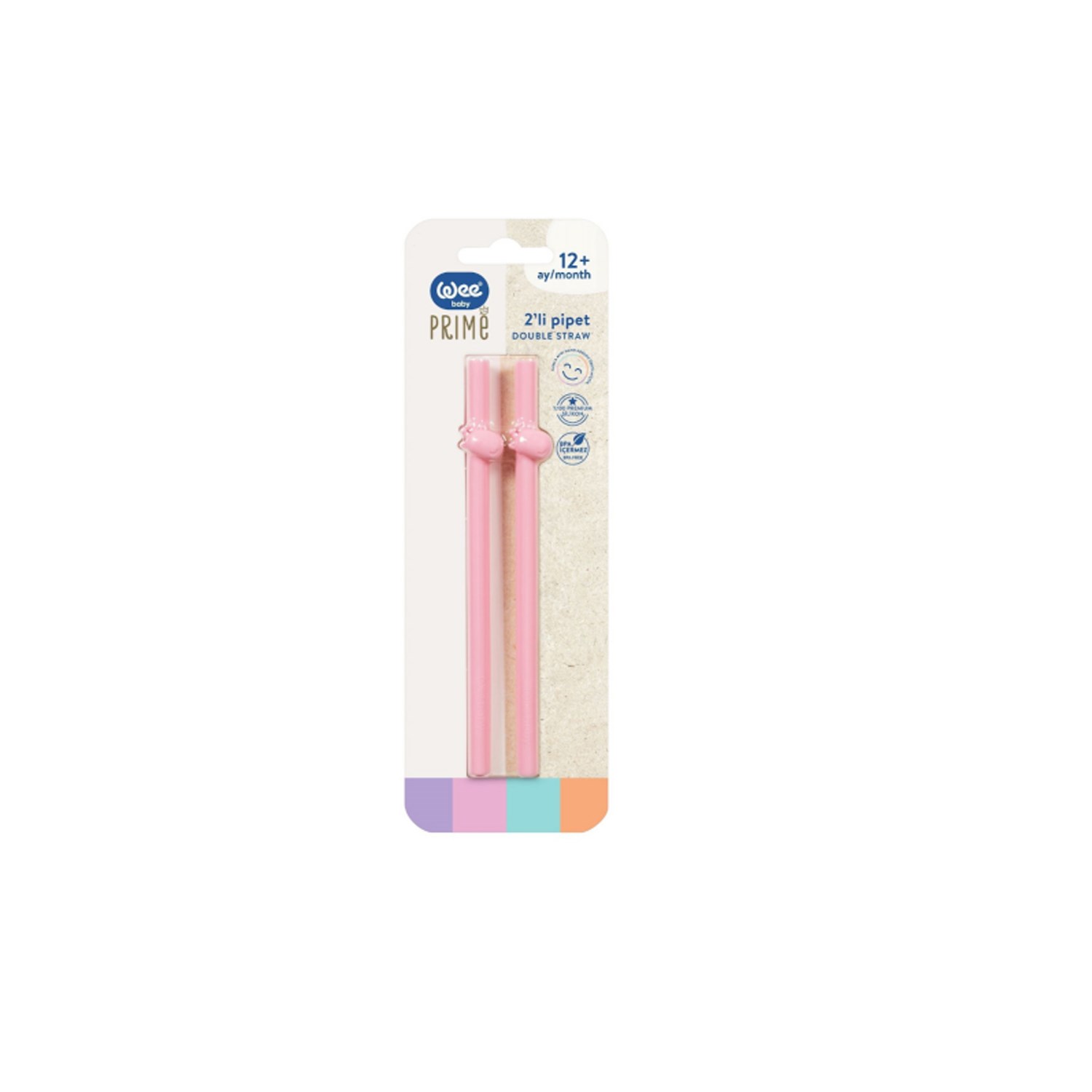 Wee Baby Prime Silikon Pipet T0000929 Pembe