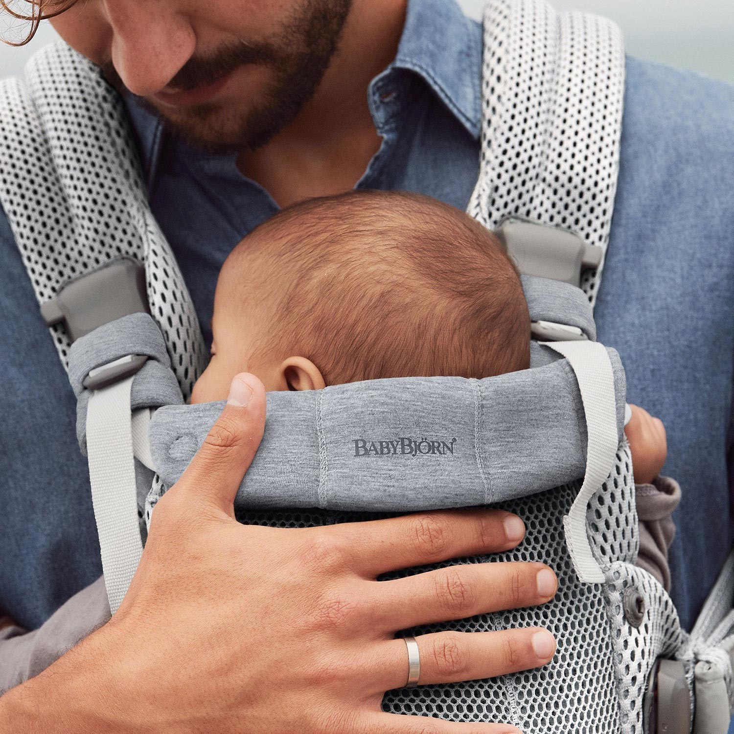 Babybjörn Kanguru Harmony 3D Mesh Silver