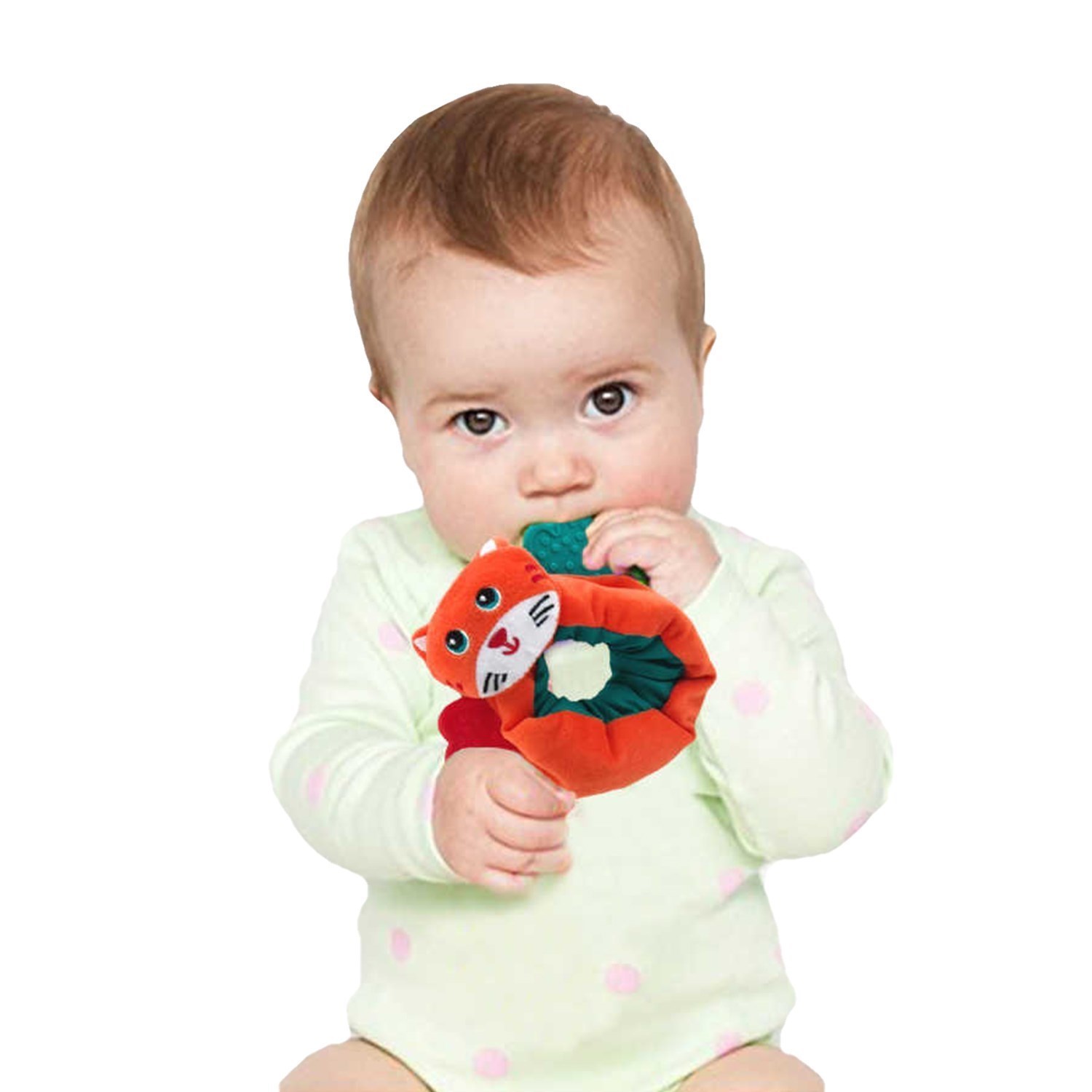 Babycim Bileklik Sevimli Diş Kaşıyıcı Oyuncak 7025 Turuncu