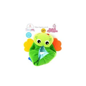 Babycim Bileklik Sevimli Diş Kaşıyıcı Oyuncak 7025 Yeşil-Sarı
