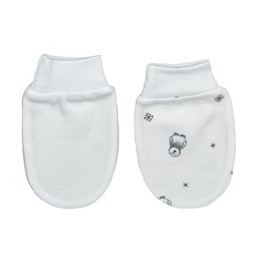 Bibaby 2'li Bebek Eldiveni 55849 Beyaz