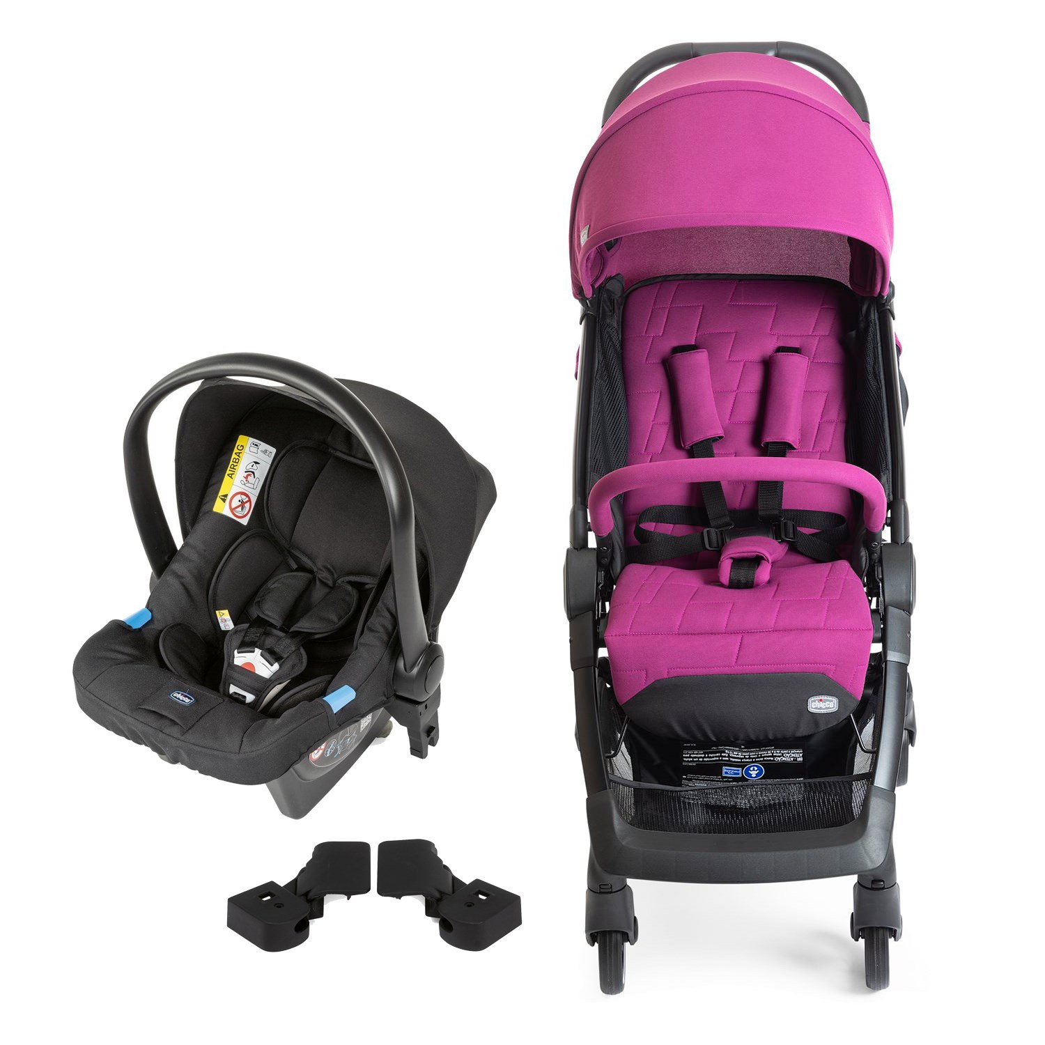 Chicco We Travel Sistem Bebek Arabası Cyclamen