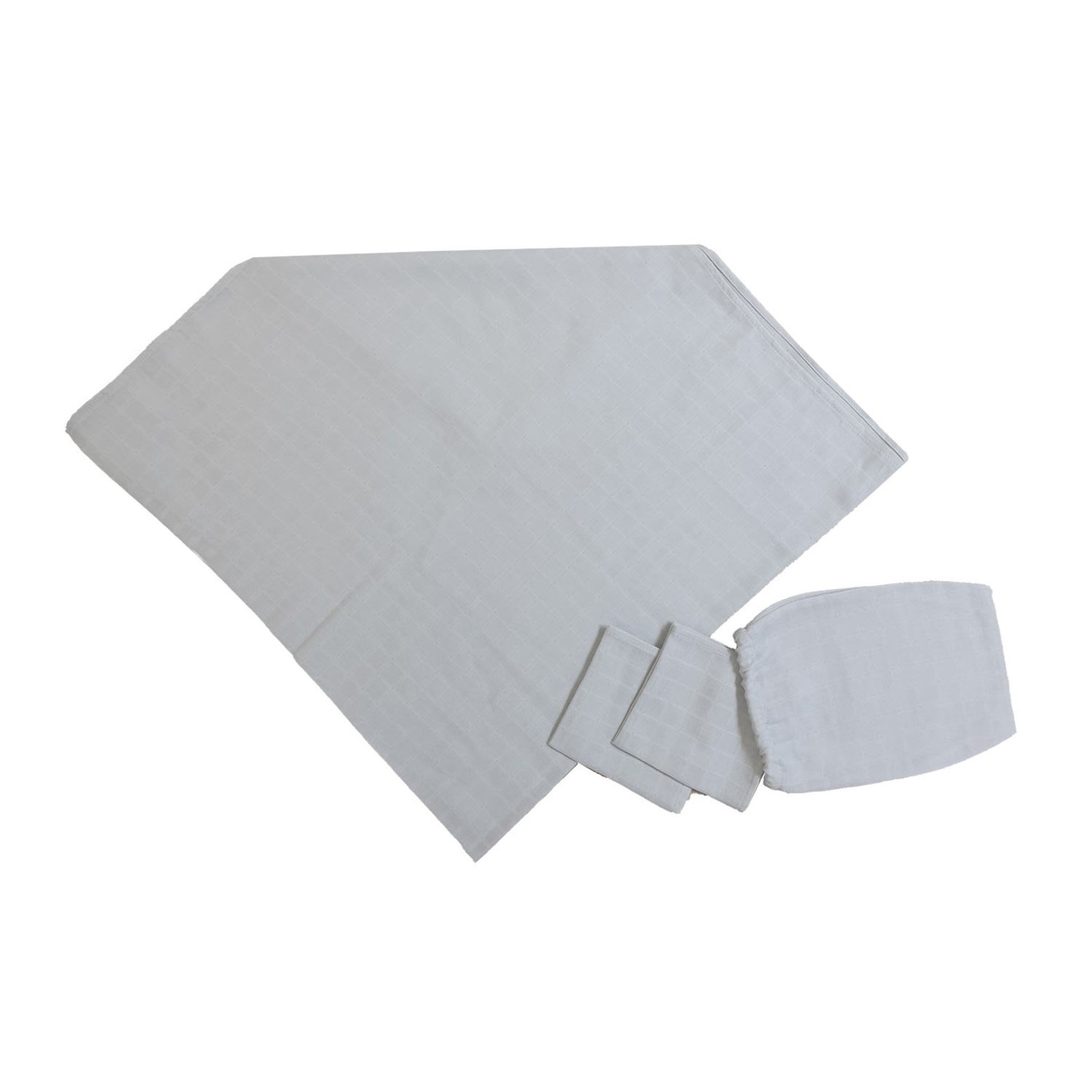 Mynest Çok Amaçlı Müslin Bebek Battaniyesi 115x115 Cm Açık Gri